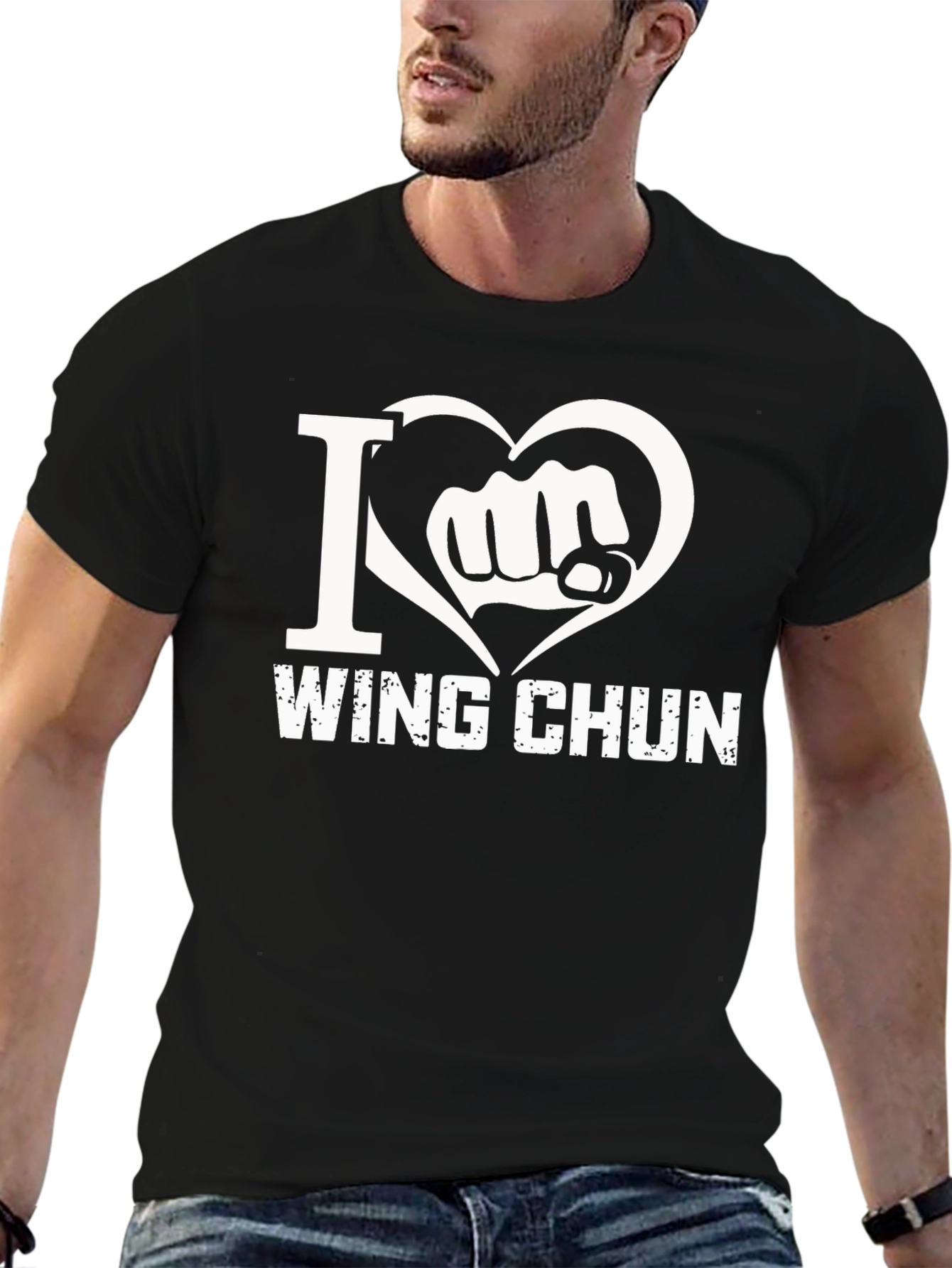 I Love Wing Chun Black T-Shirt