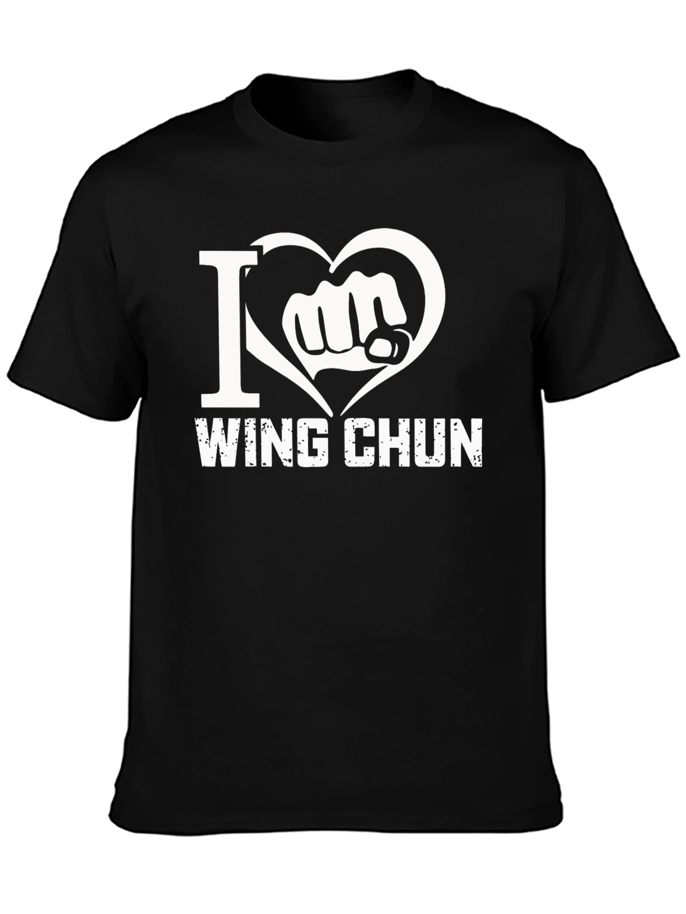 I Love Wing Chun Black T-Shirt