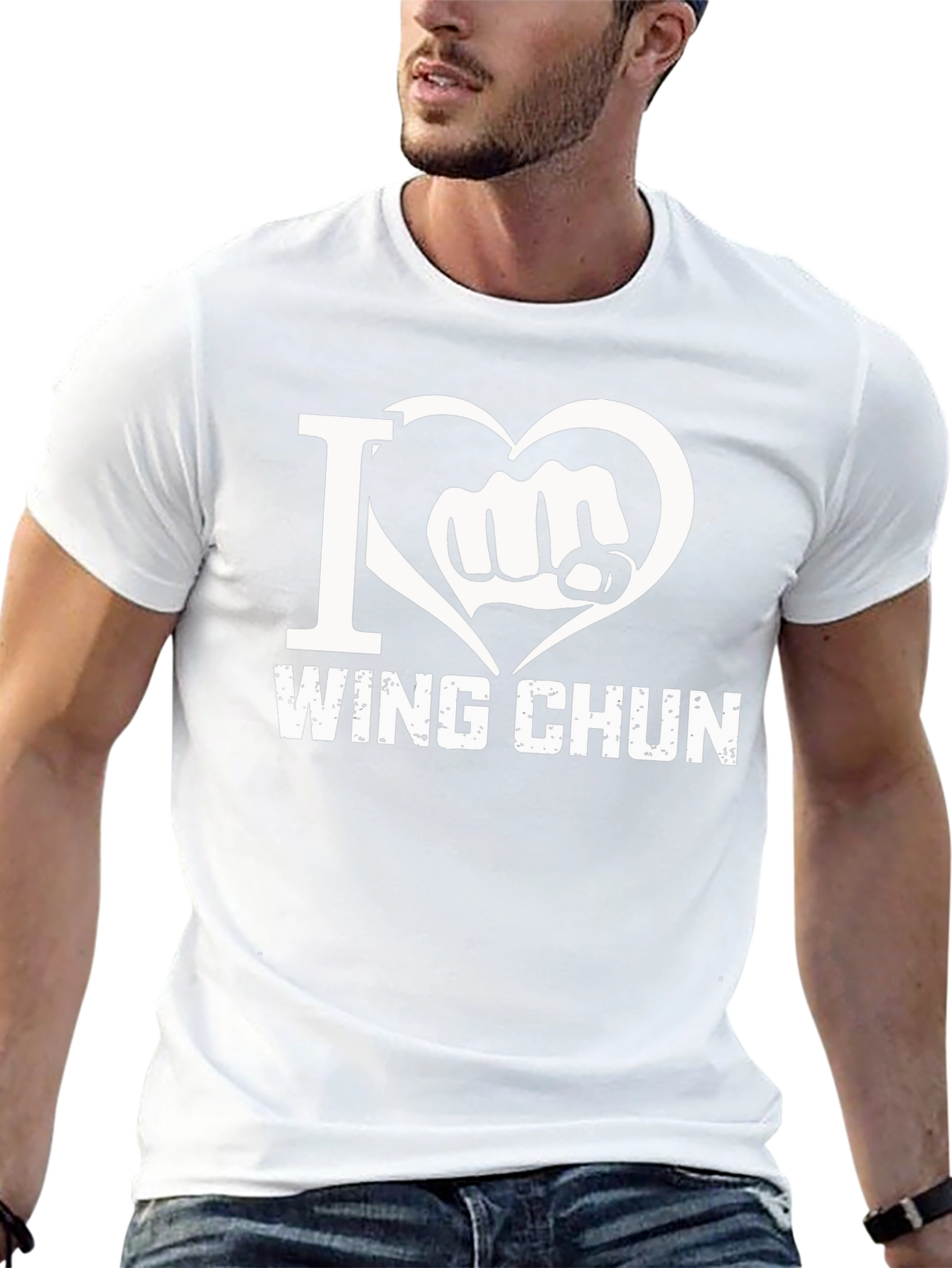 I Love Wing Chun Black T-Shirt
