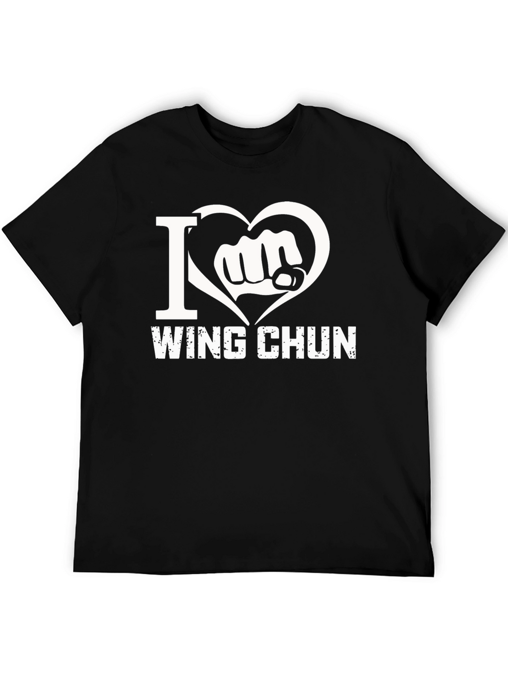 I Love Wing Chun Black T-Shirt