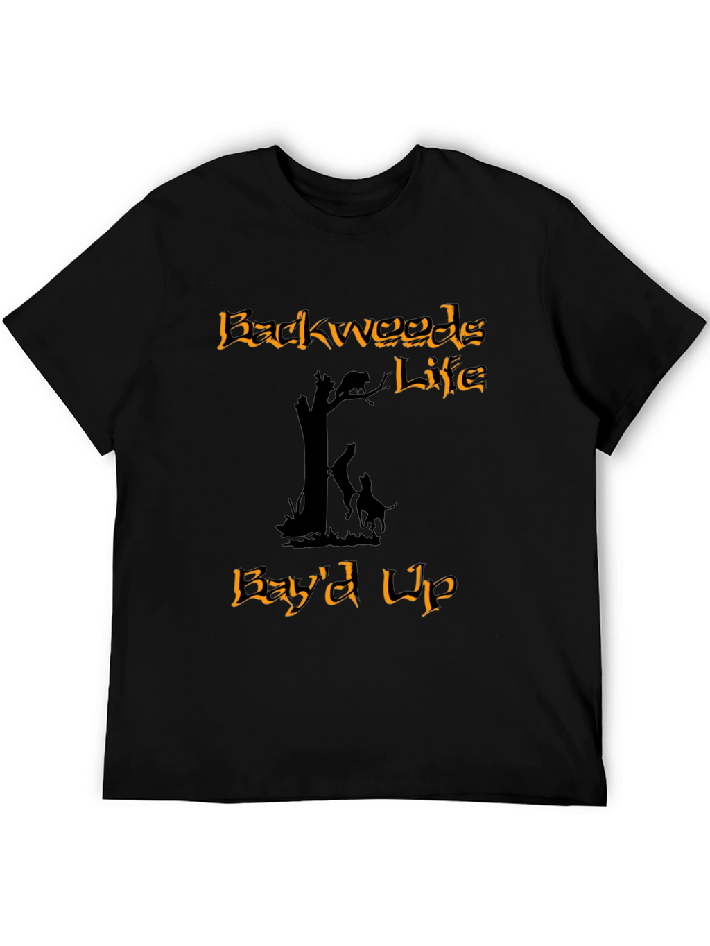 Backwoods Life Bayd Up Black T-Shirt
