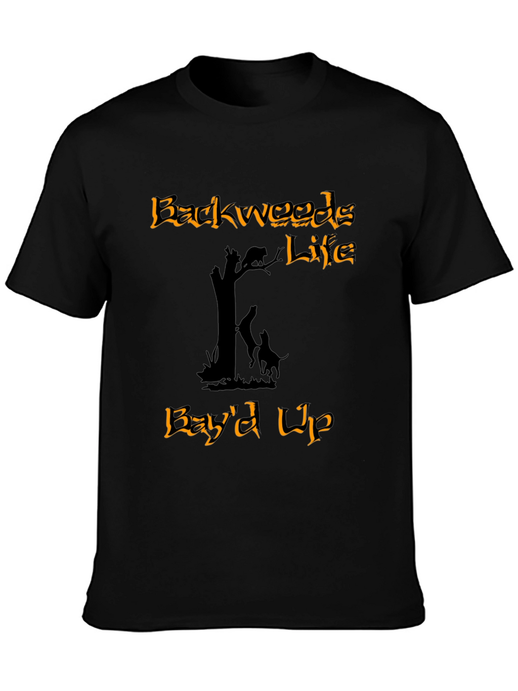 Backwoods Life Bayd Up Black T-Shirt