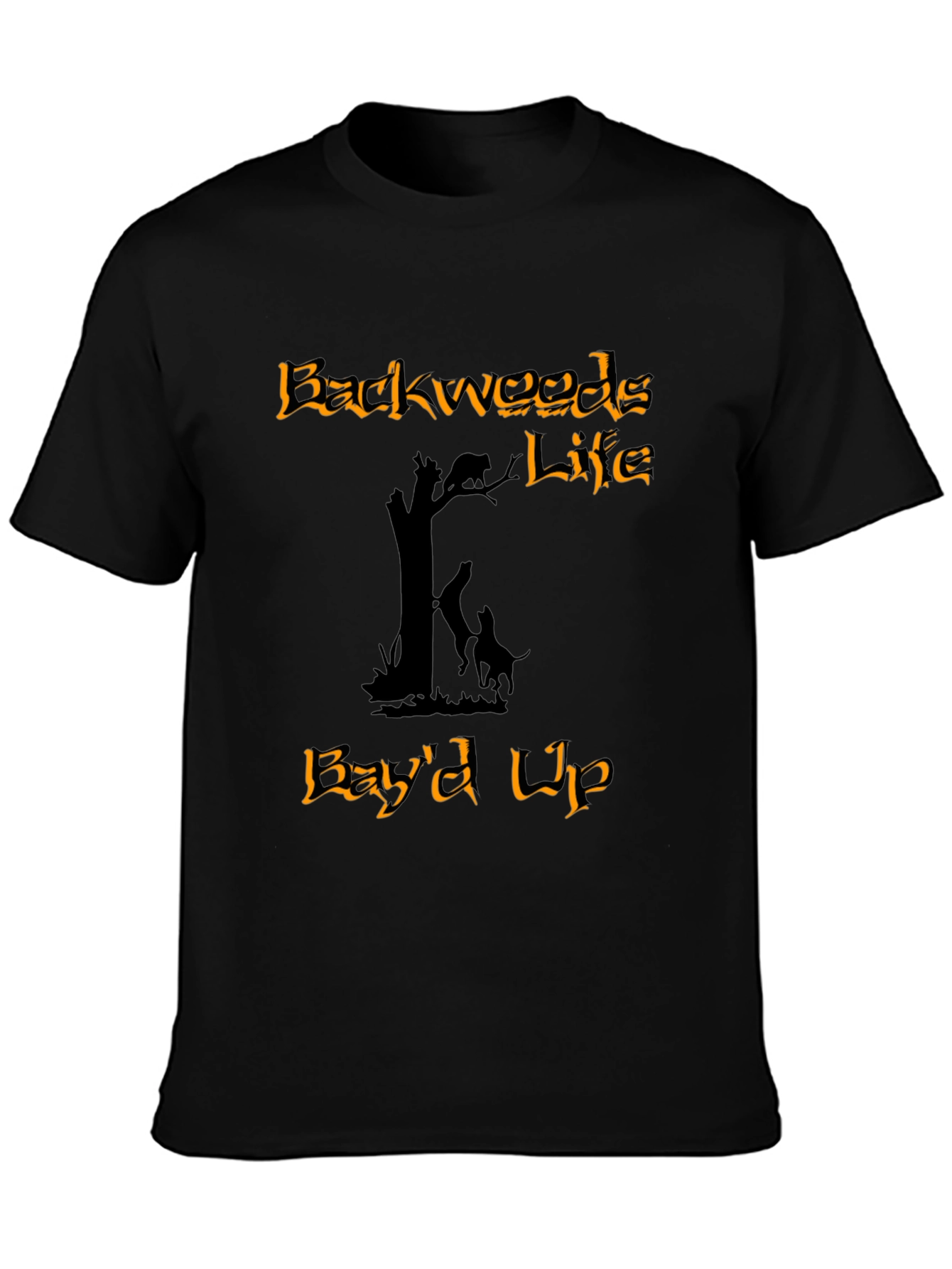 Backwoods Life Bayd Up Black T-Shirt