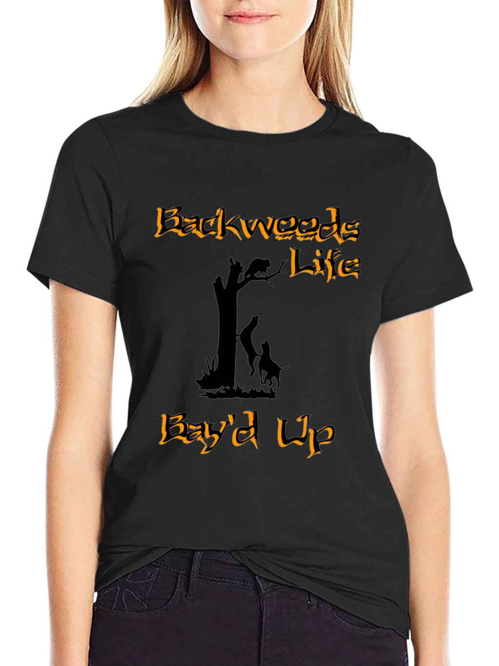 Backwoods Life Bayd Up Black T-Shirt