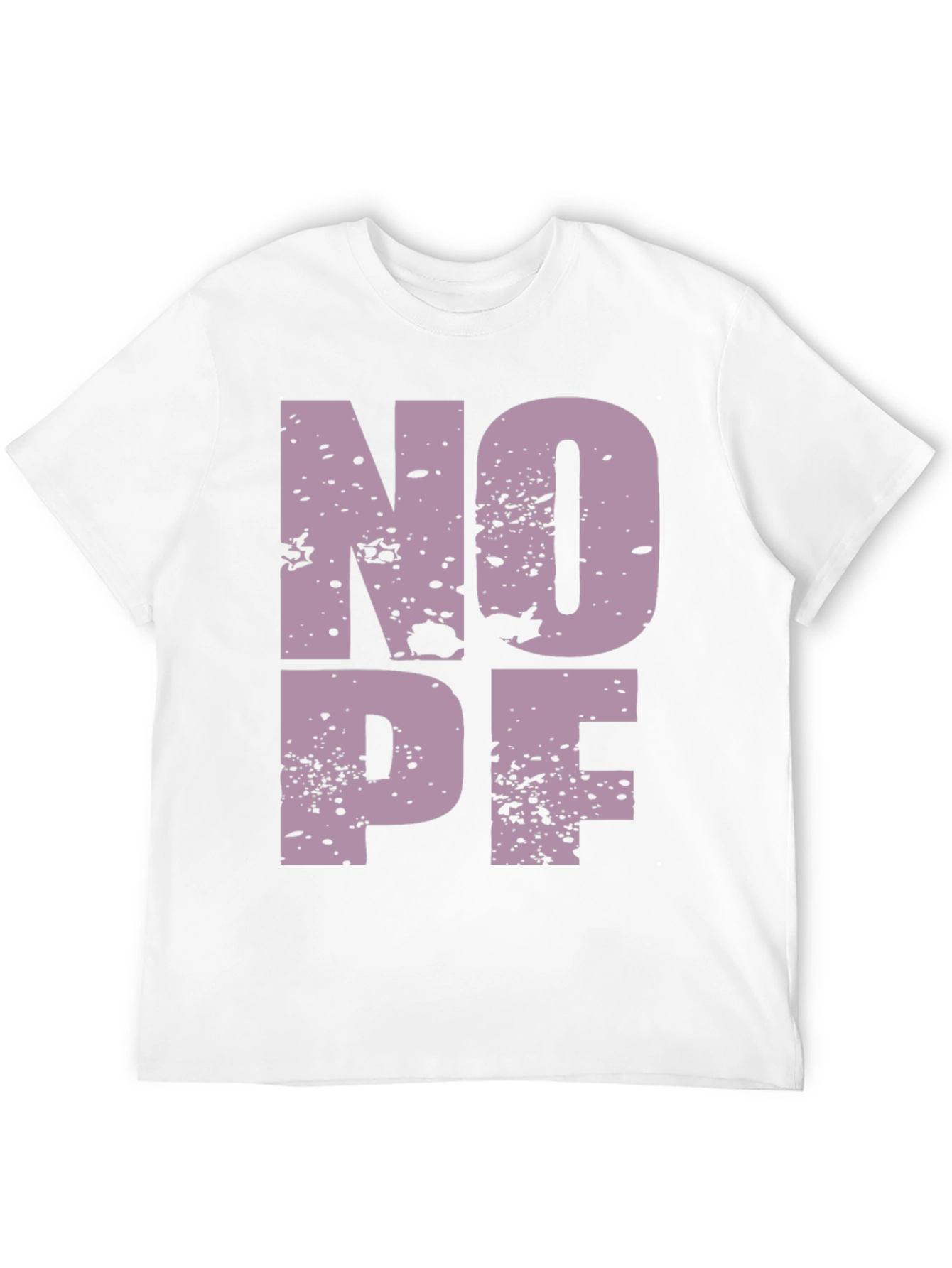 NOPE Graphic T-Shirt - Soft Black Crew Neck Tee