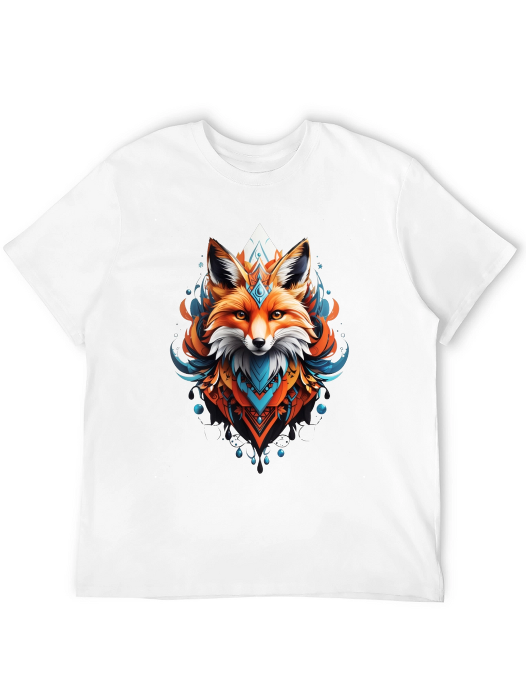 Geometric Fox Graphic Tee