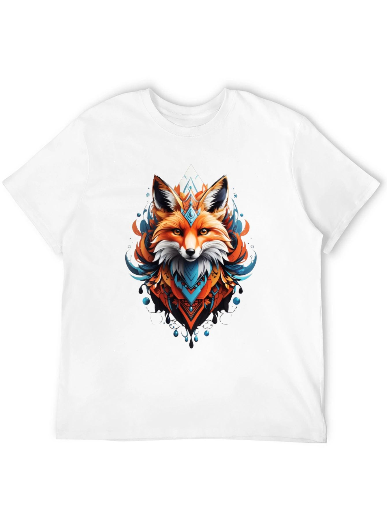 Geometric Fox Graphic Tee