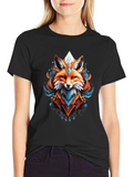Geometric Fox Graphic Tee