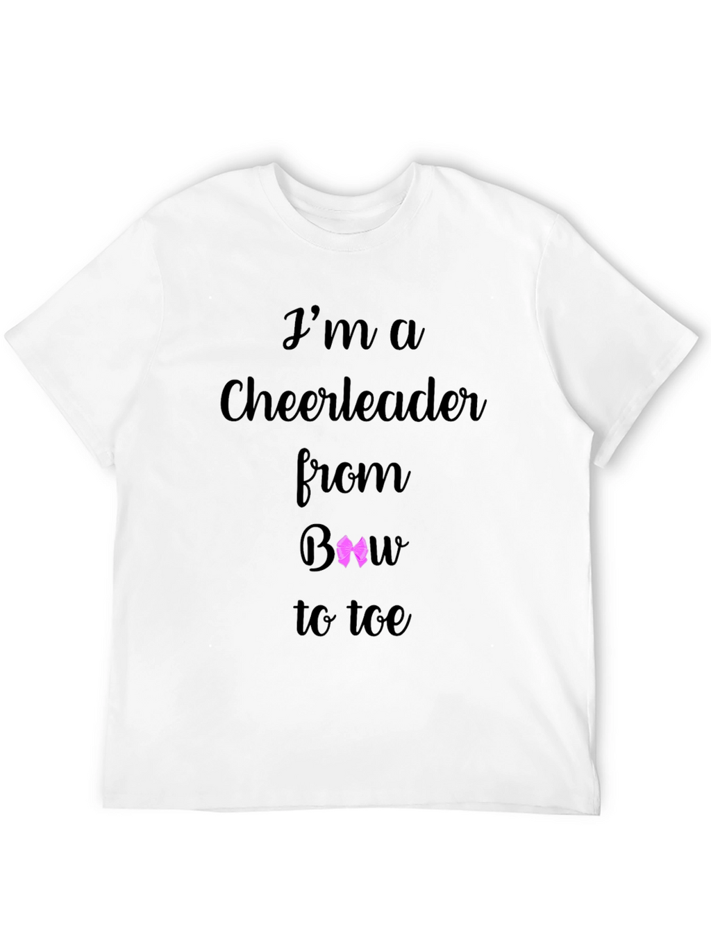 Cheerleader T-Shirt - Bow to Toe