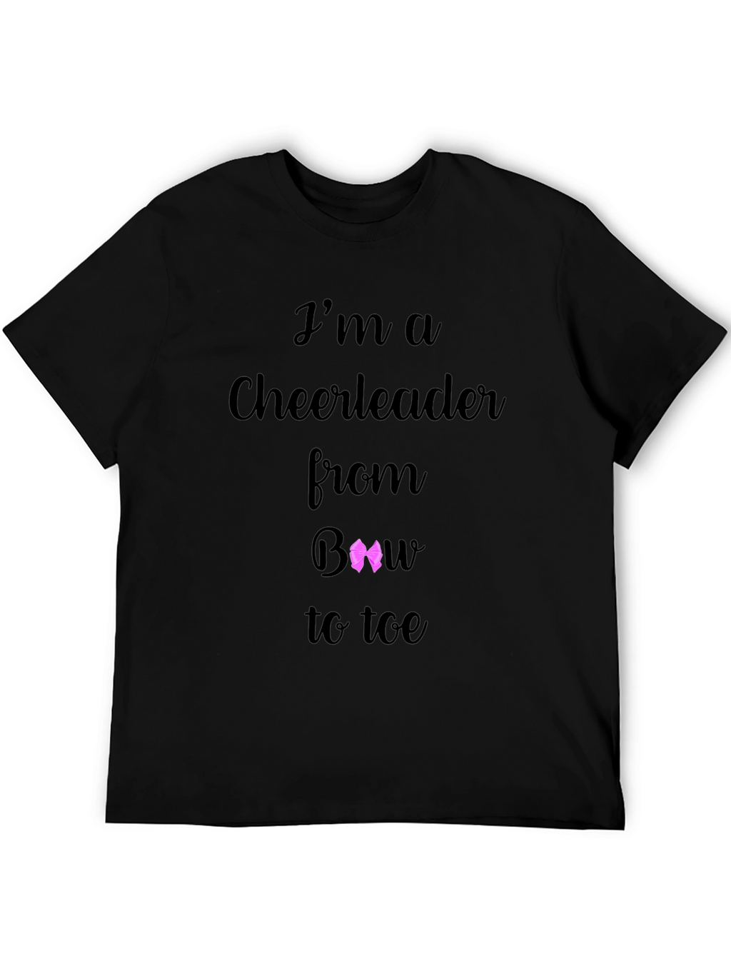 Cheerleader T-Shirt - Bow to Toe