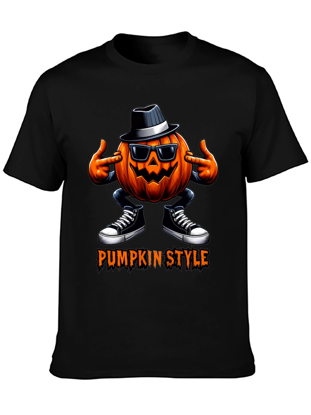 Pumpkin Style Halloween T-Shirt