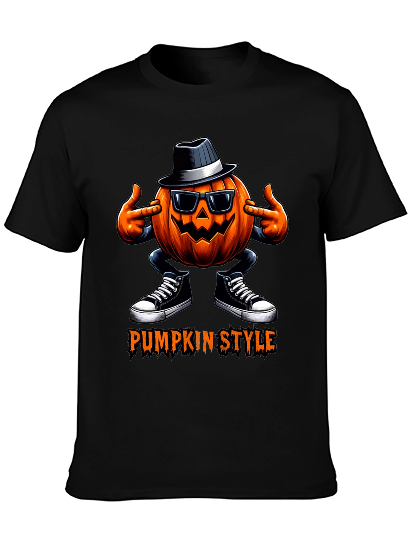 Pumpkin Style Halloween T-Shirt