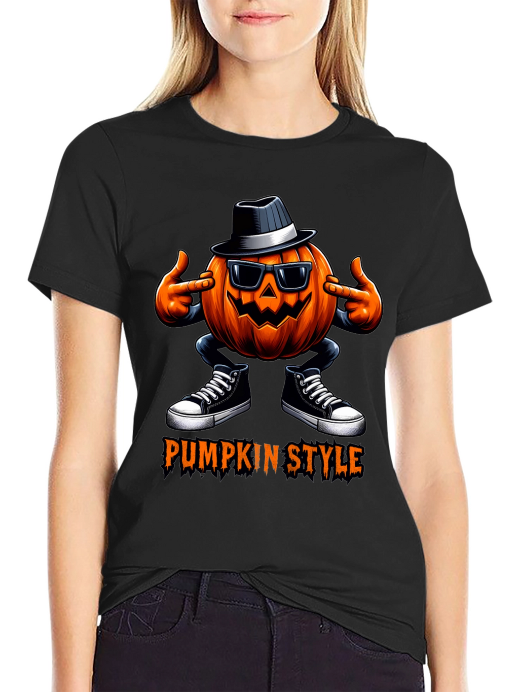 Pumpkin Style Halloween T-Shirt