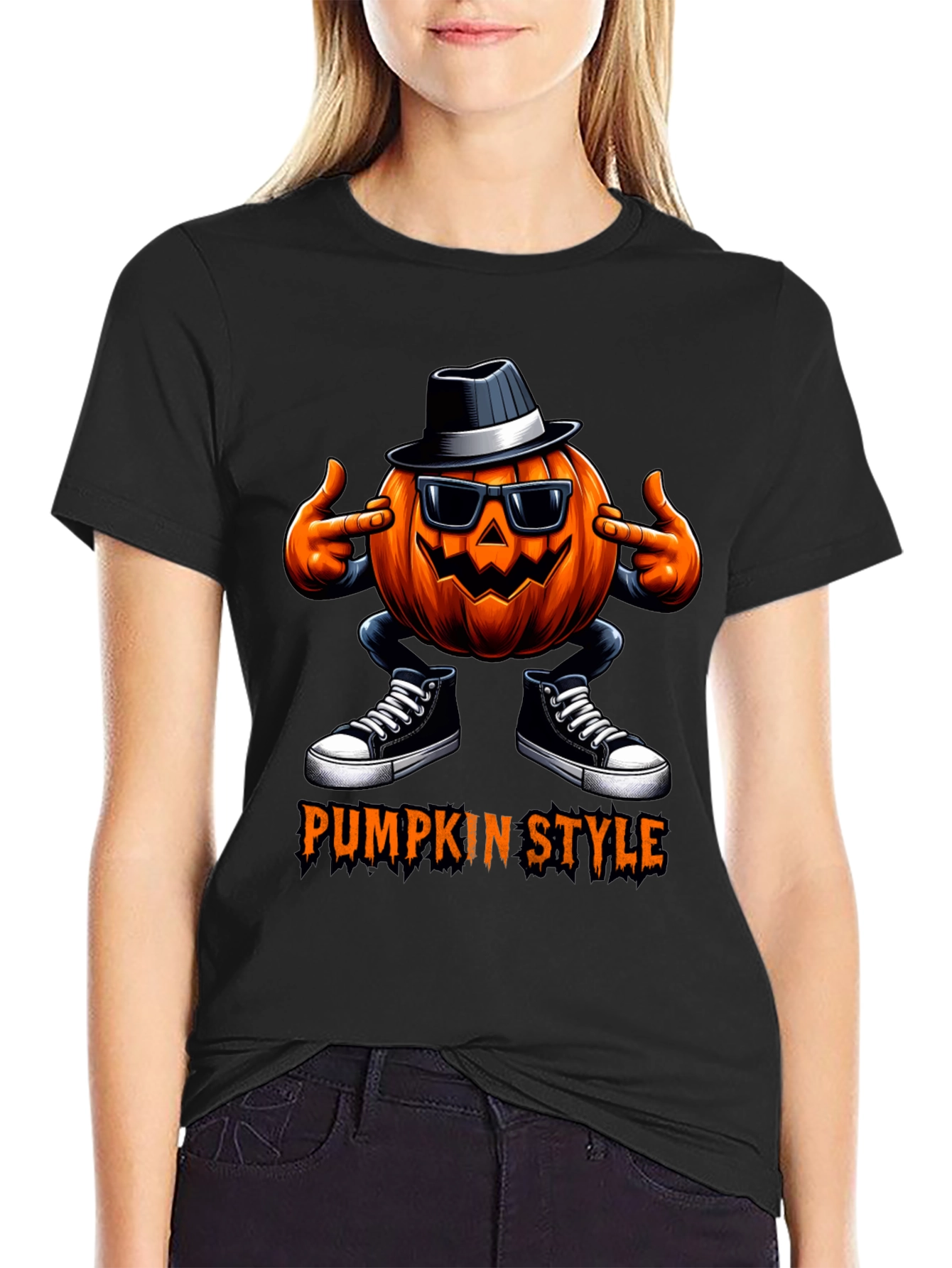 Pumpkin Style Halloween T-Shirt