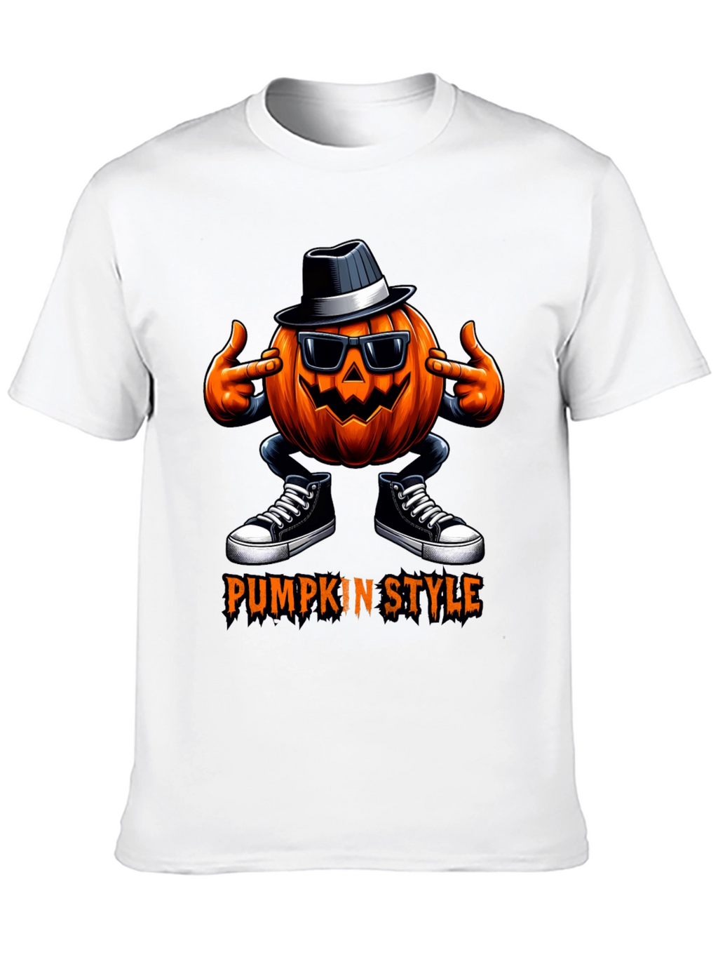 Pumpkin Style Halloween T-Shirt