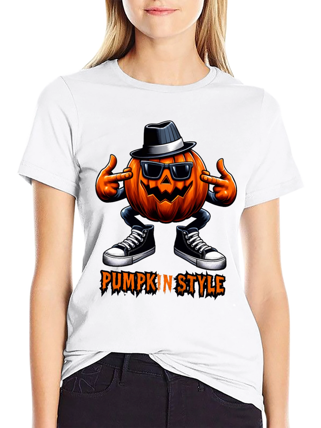 Pumpkin Style Halloween T-Shirt