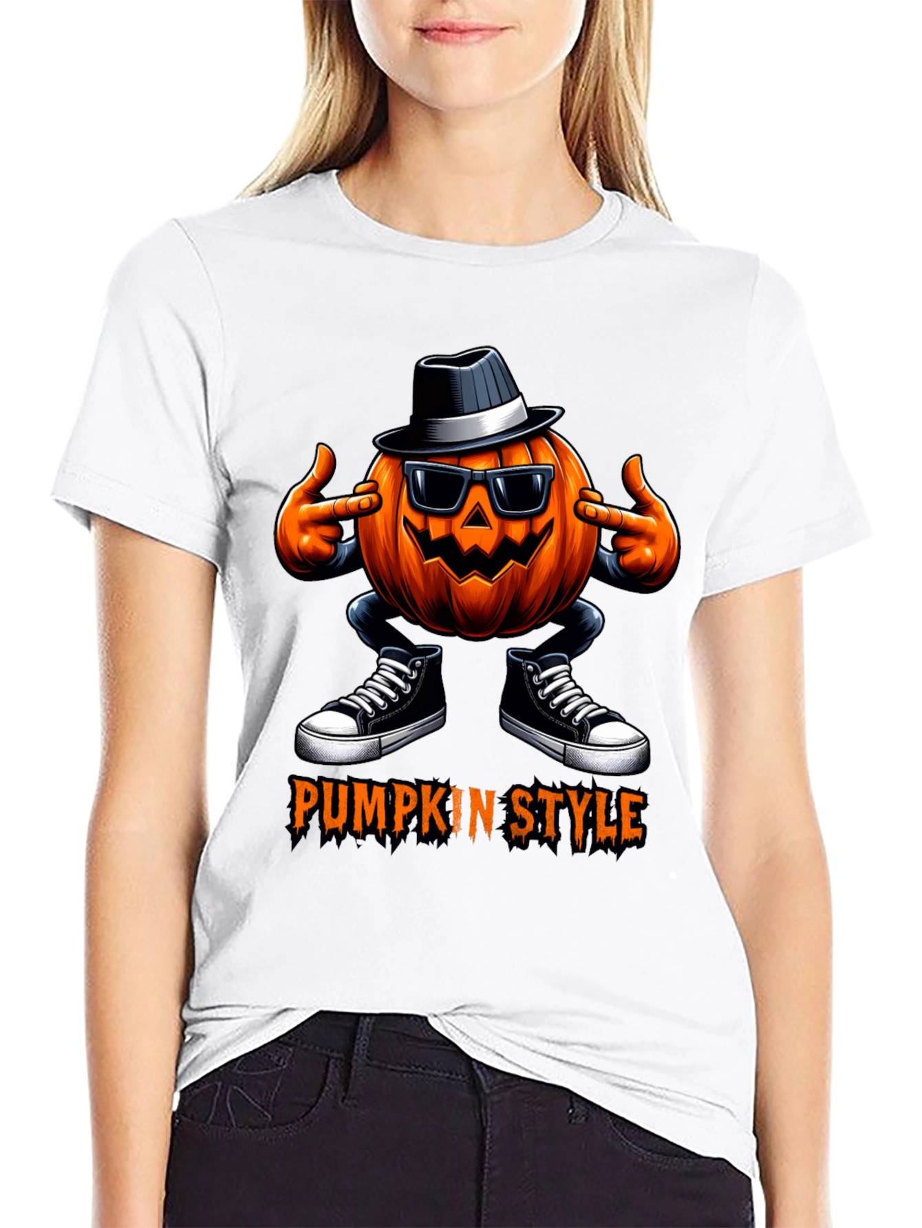 Pumpkin Style Halloween T-Shirt