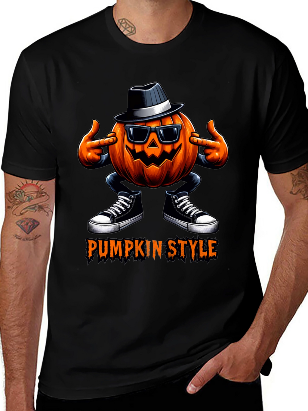 Pumpkin Style Halloween T-Shirt