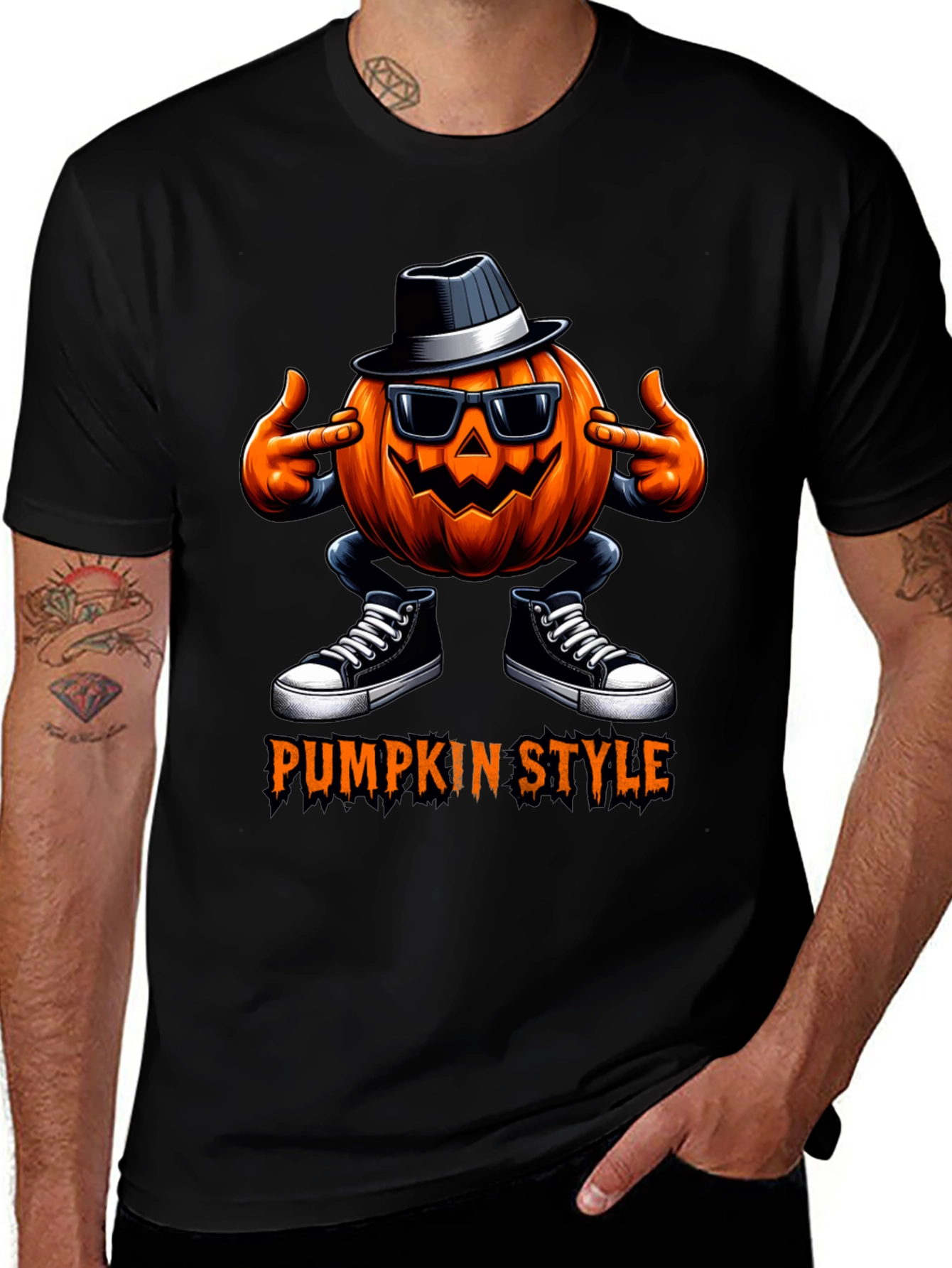 Pumpkin Style Halloween T-Shirt