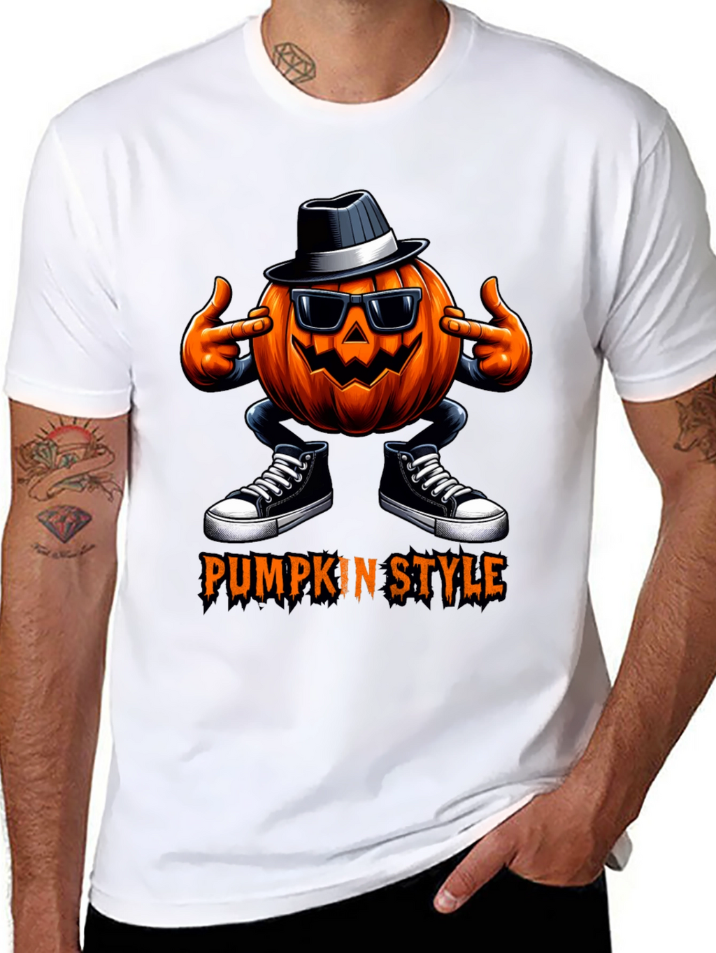 Pumpkin Style Halloween T-Shirt