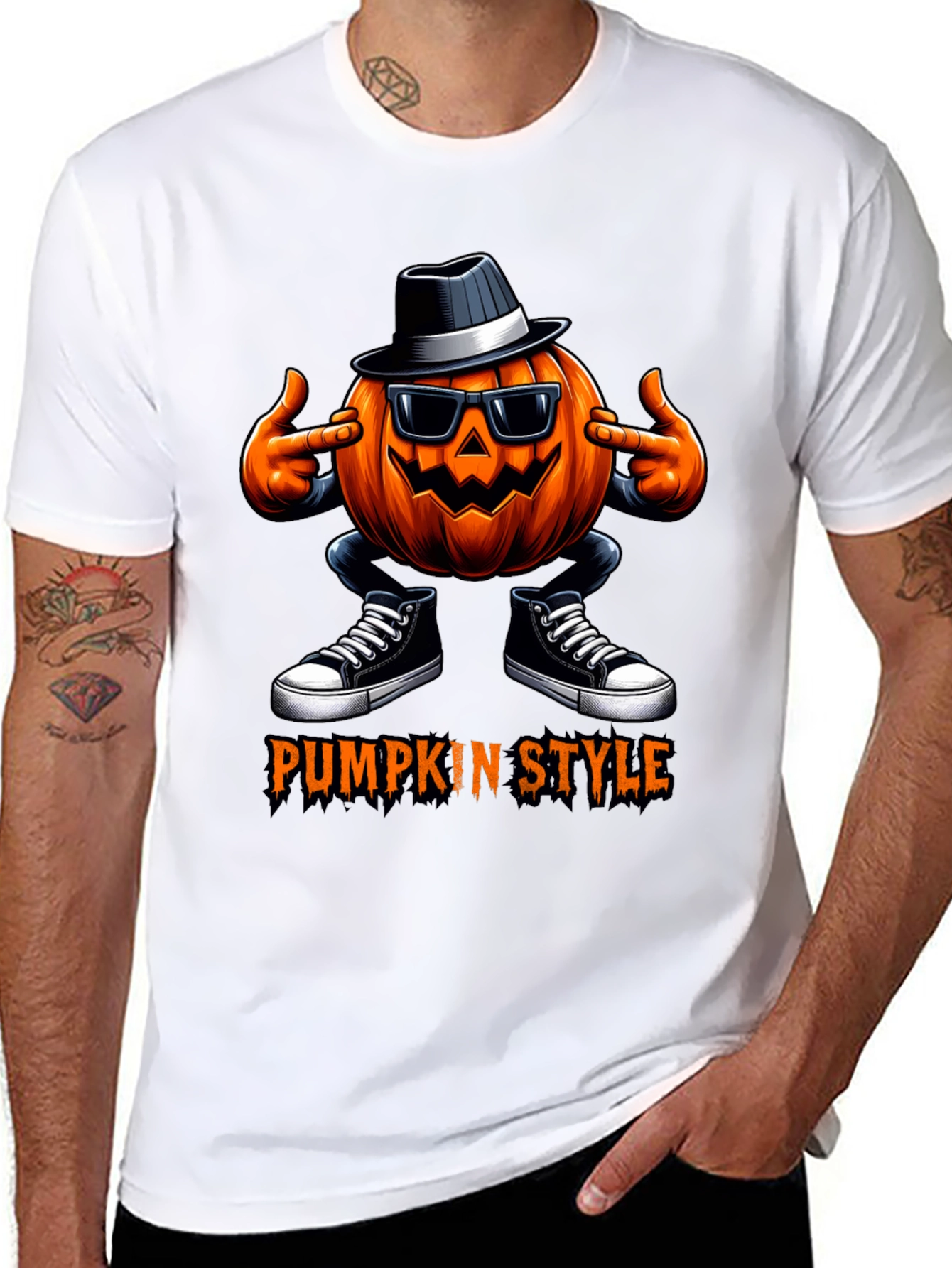 Pumpkin Style Halloween T-Shirt