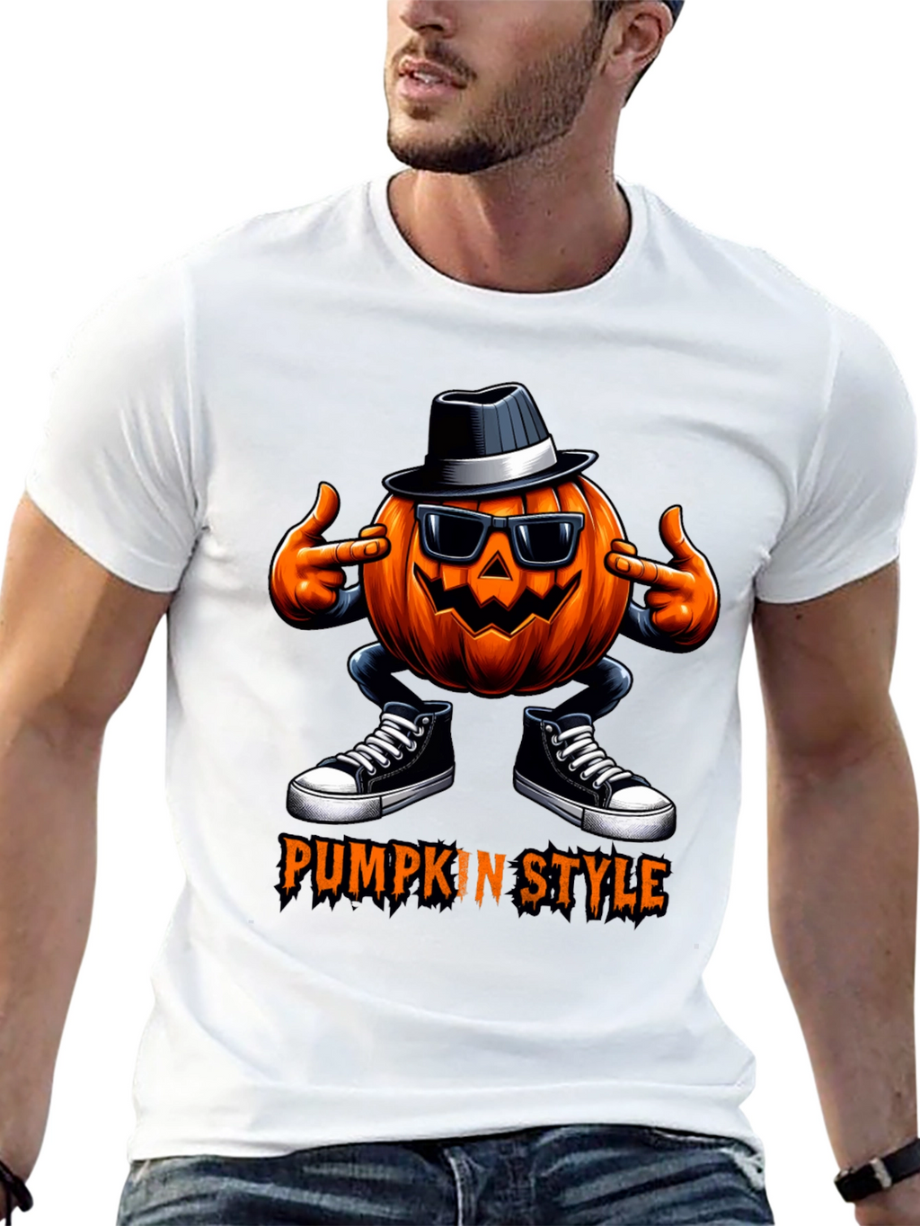 Pumpkin Style Halloween T-Shirt