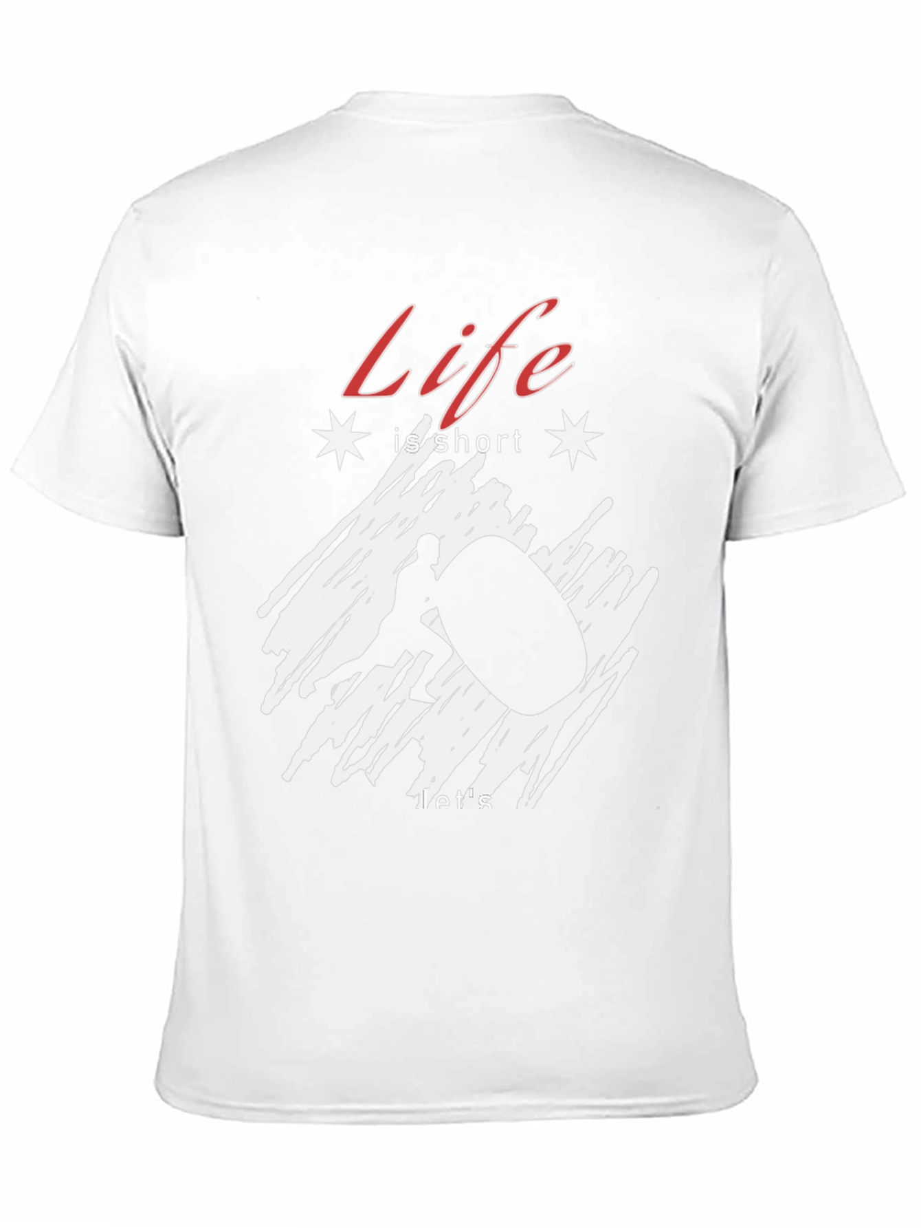 Life is Short Lift Big T-Shirt