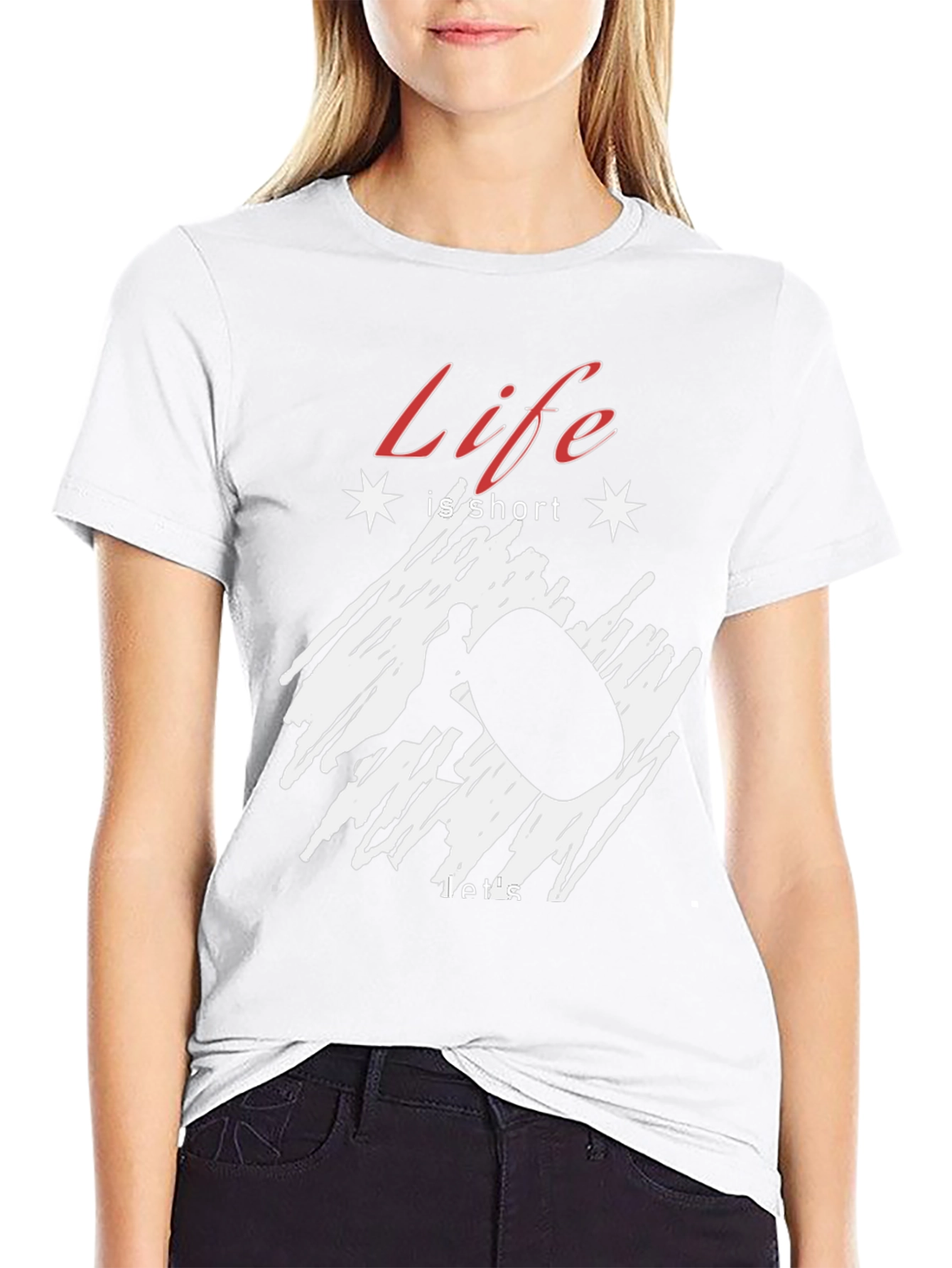 Life is Short Lift Big T-Shirt