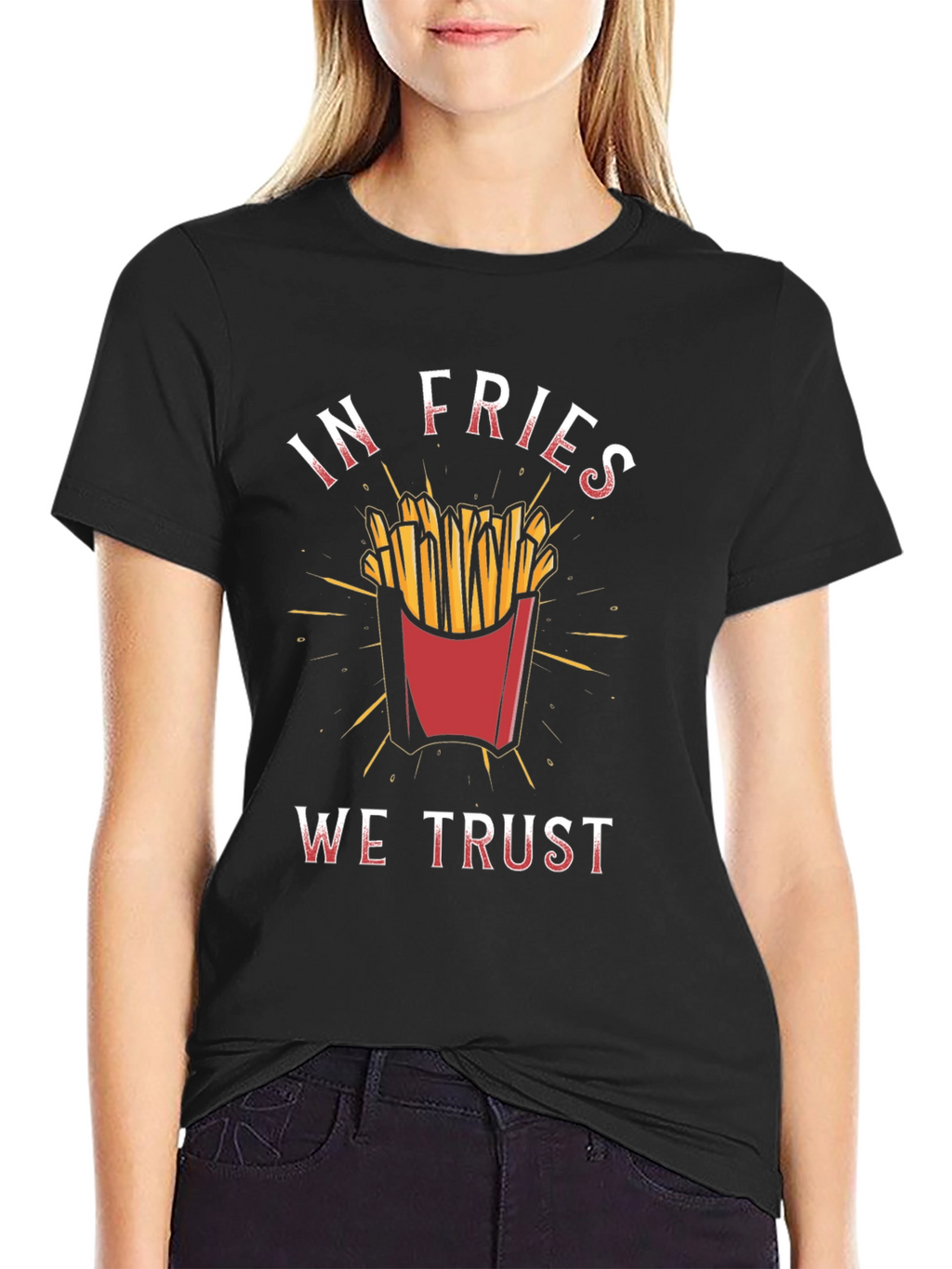 In Fries We Trust Graphic Tee