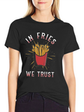 In Fries We Trust Graphic Tee
