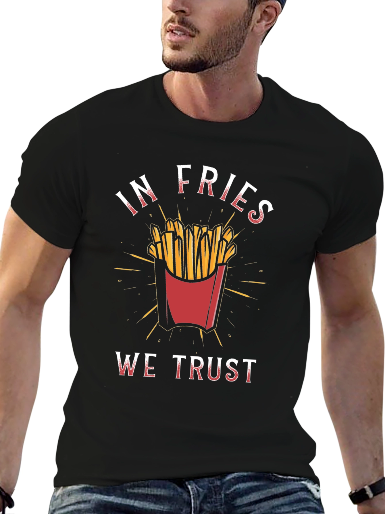 In Fries We Trust Graphic Tee