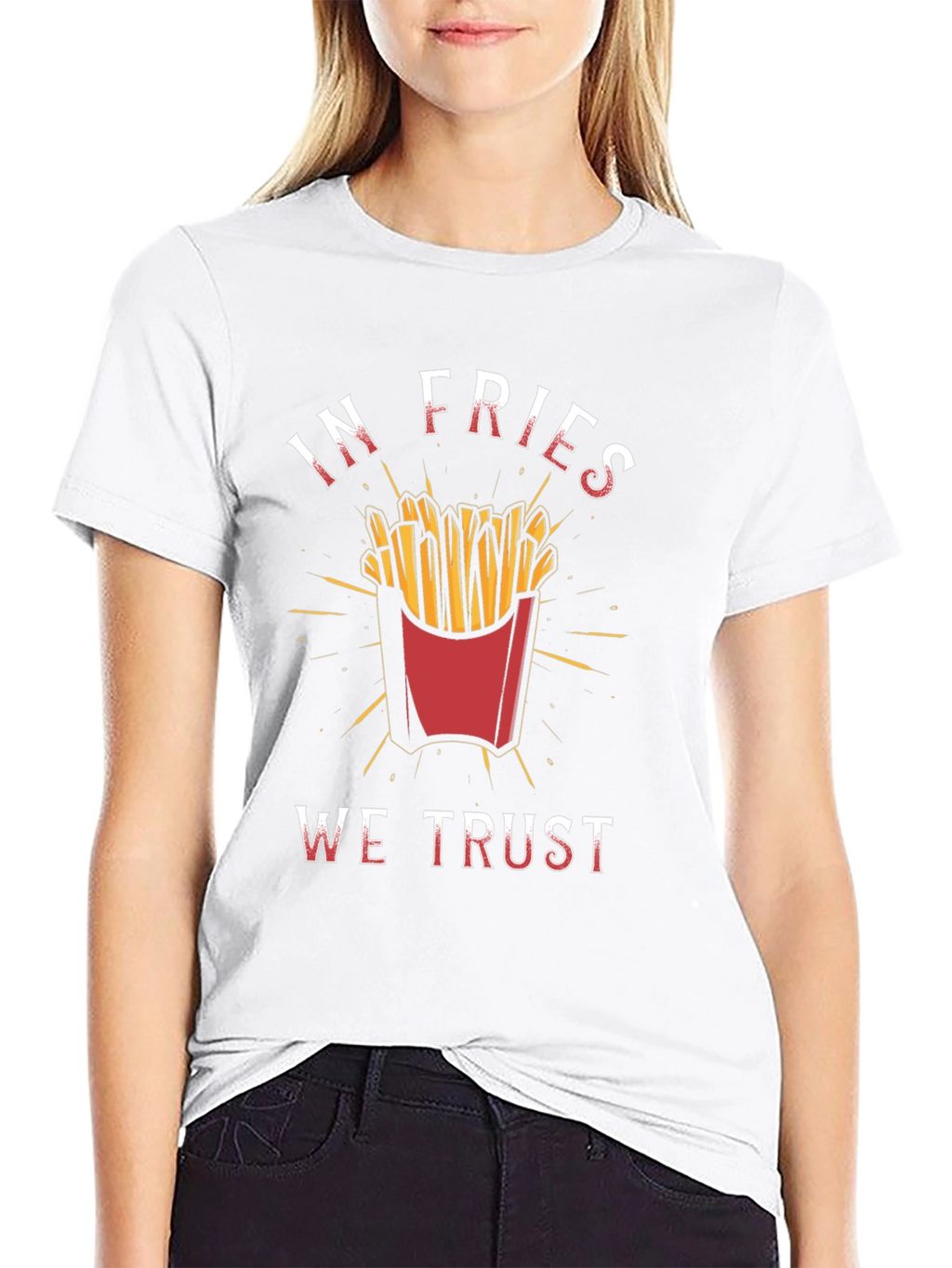 In Fries We Trust Graphic Tee