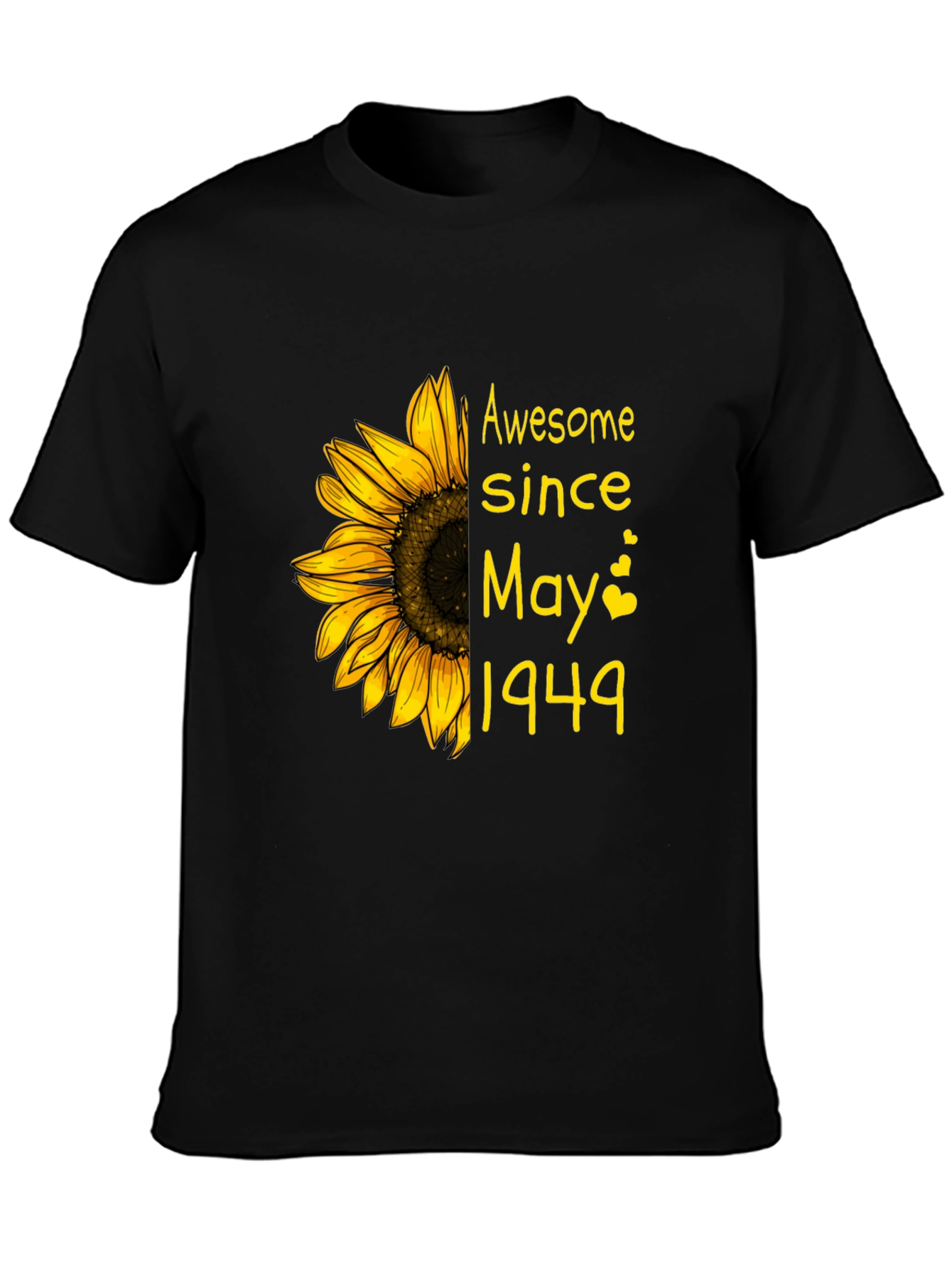 Awesome Since May 1949 Sunflower Graphic Tee