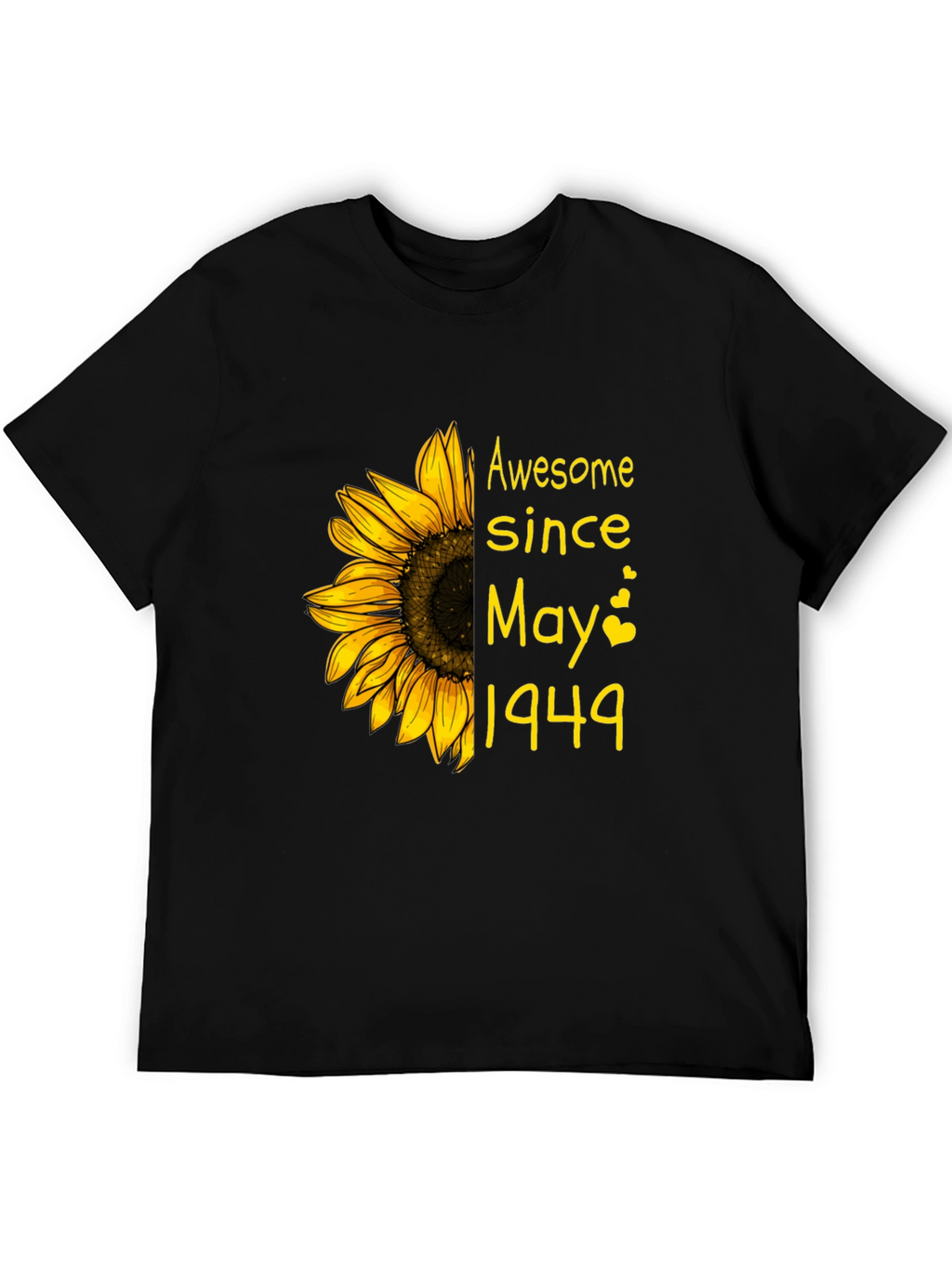 Awesome Since May 1949 Sunflower Graphic Tee