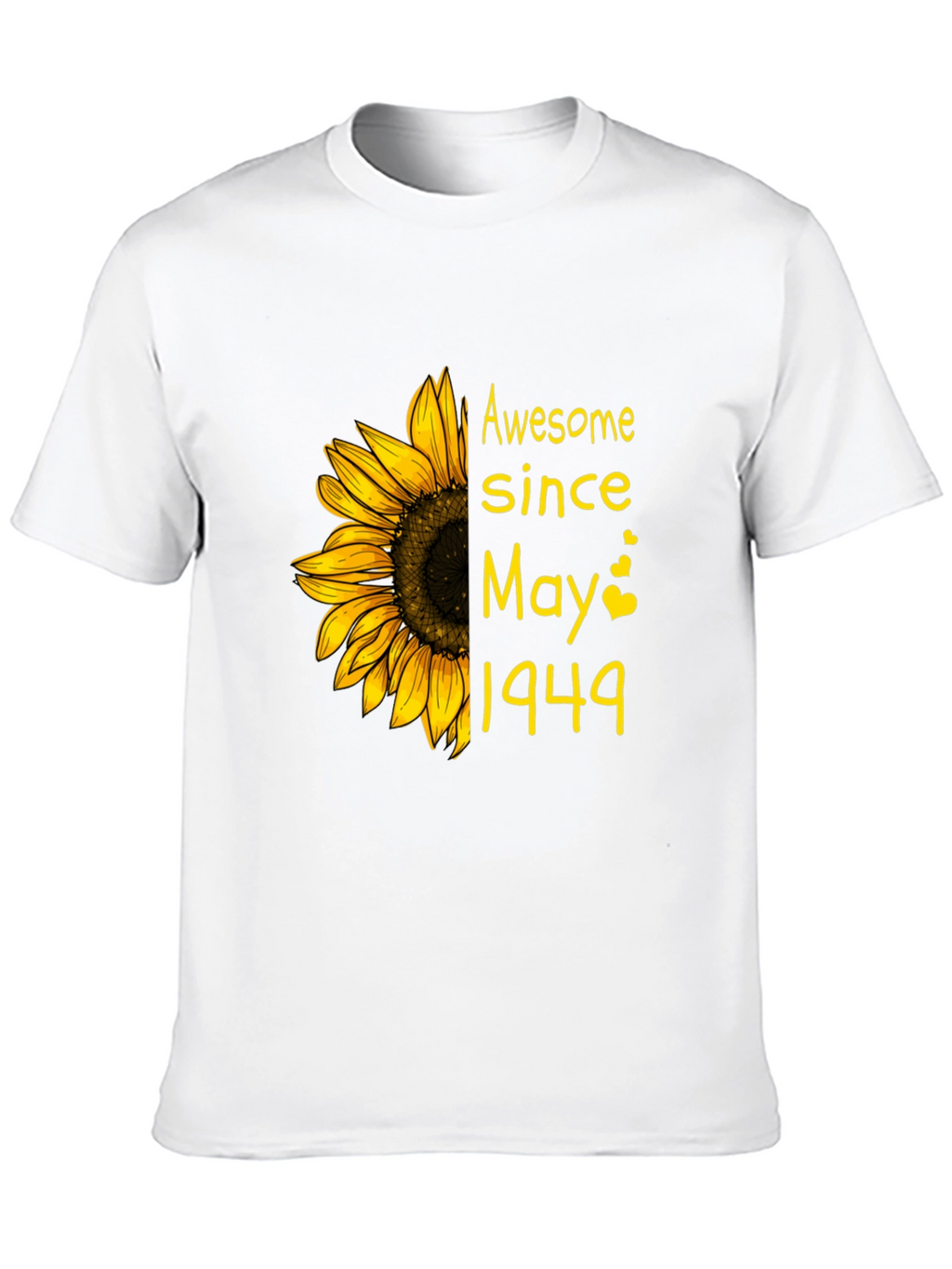 Awesome Since May 1949 Sunflower Graphic Tee