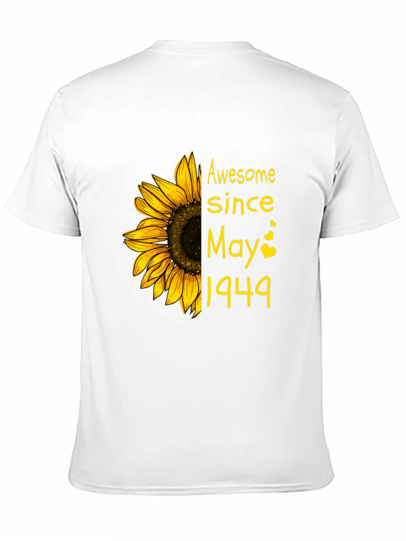 Awesome Since May 1949 Sunflower Graphic Tee