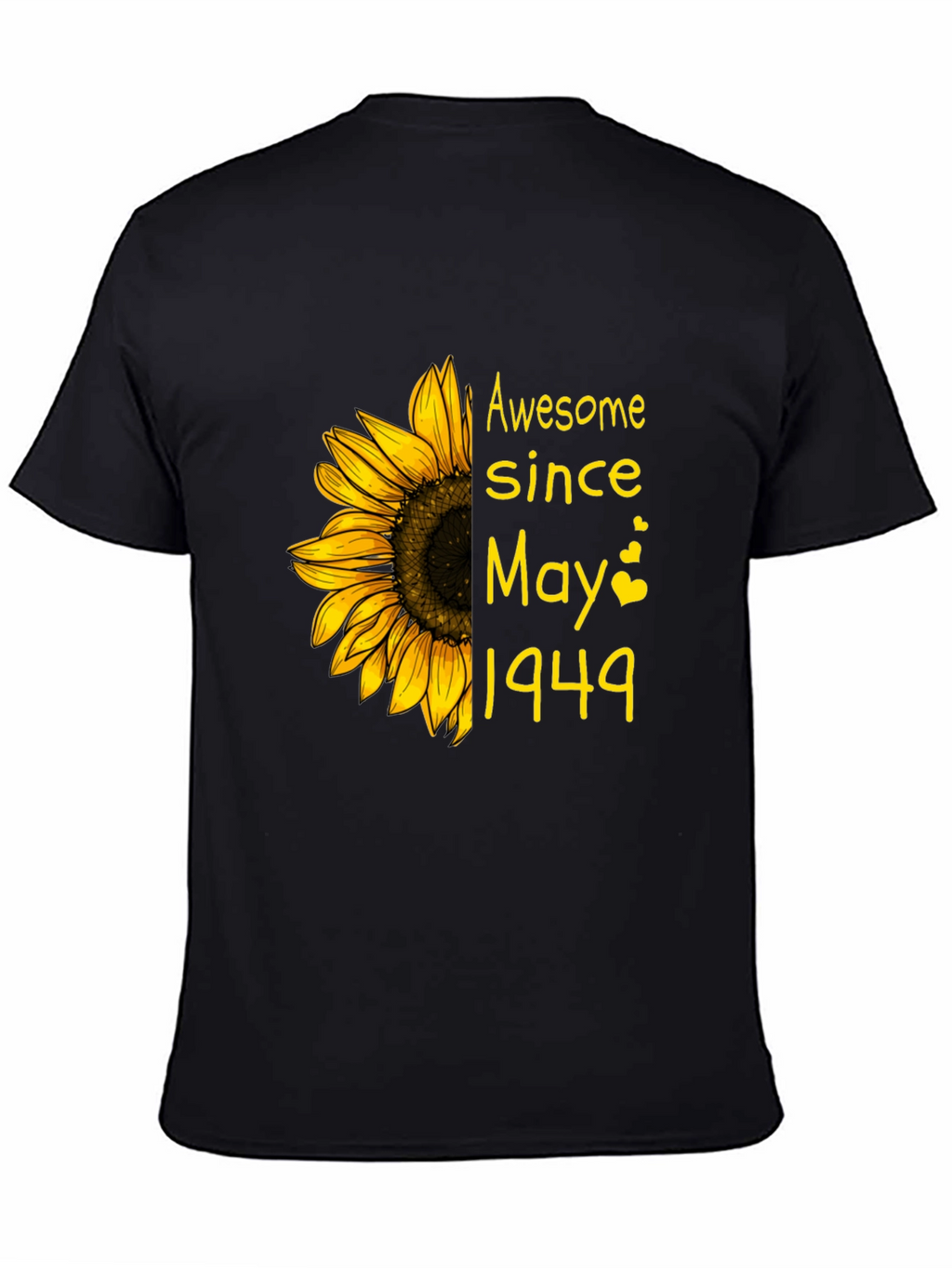 Awesome Since May 1949 Sunflower Graphic Tee