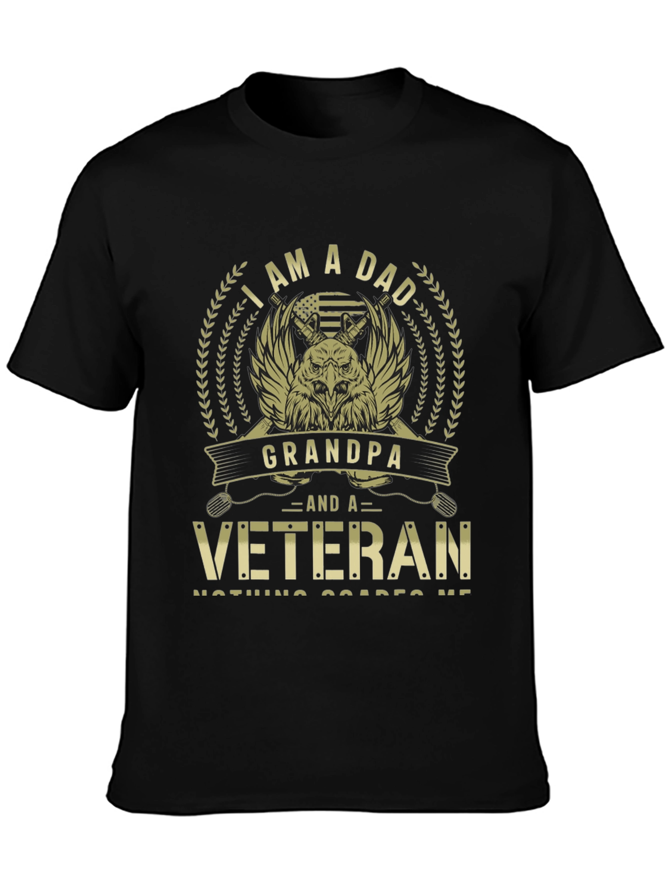 I am a Dad Grandpa Veteran T-Shirt