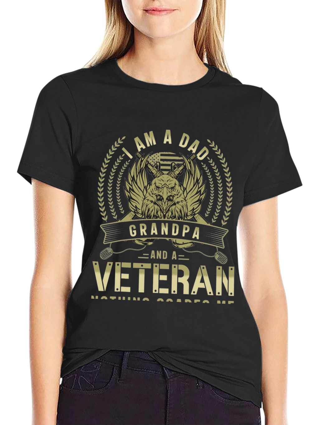 I am a Dad Grandpa Veteran T-Shirt