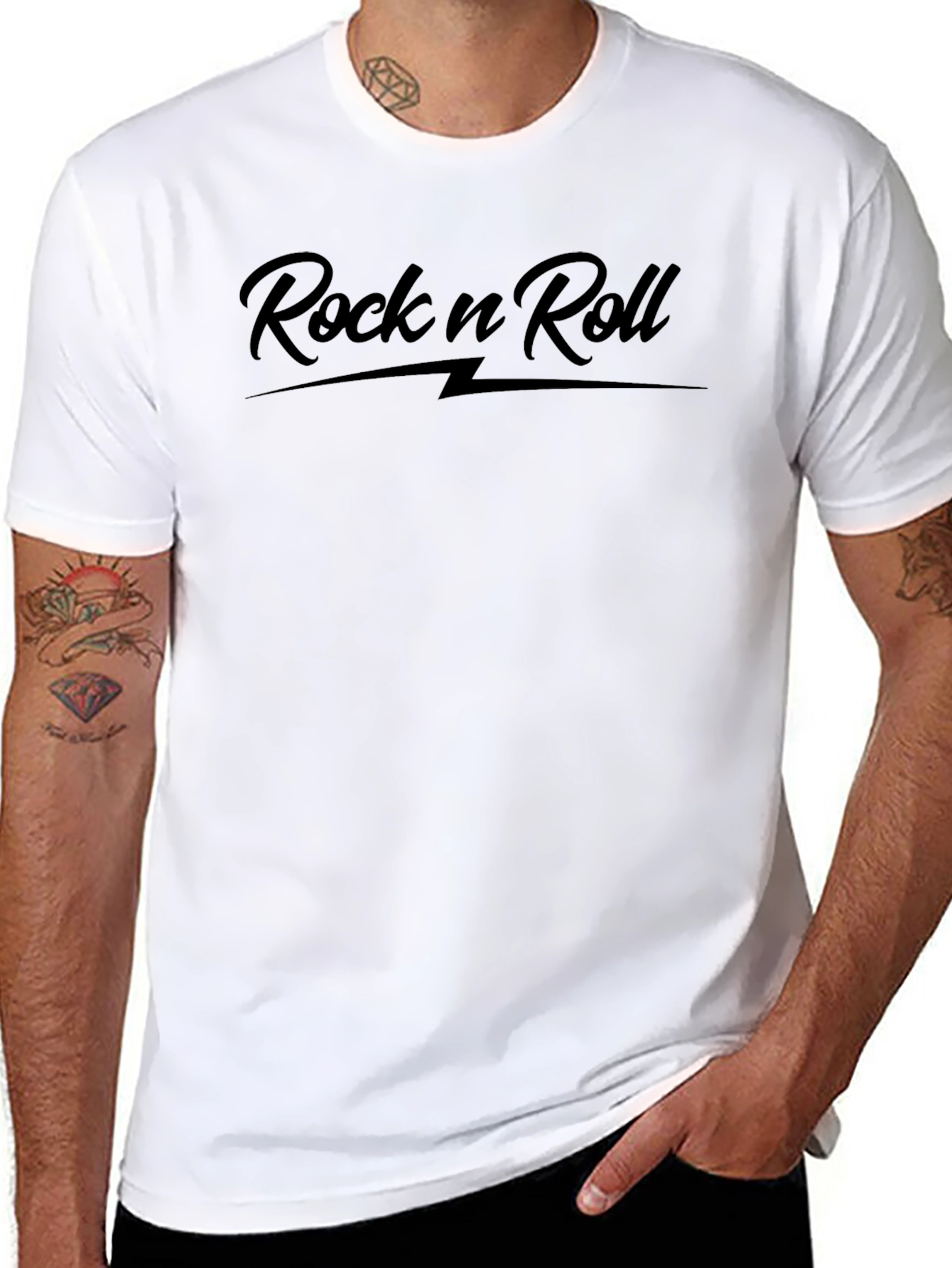 Rock n Roll T-Shirt - Classic Black Tee