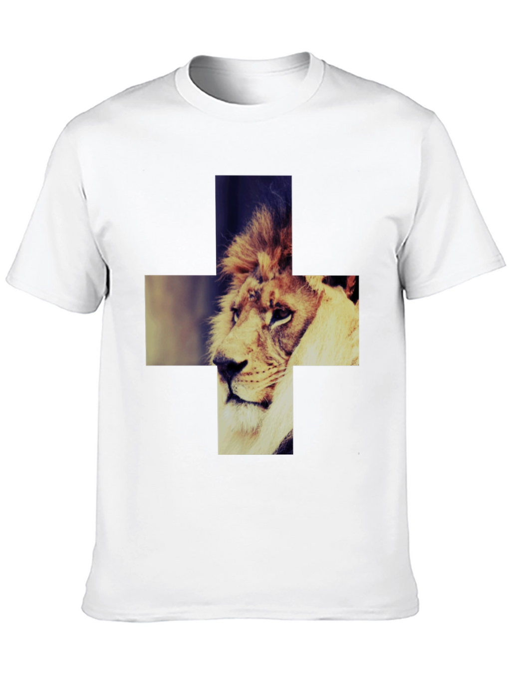 Lion Cross Graphic Tee - Cool & Stylish