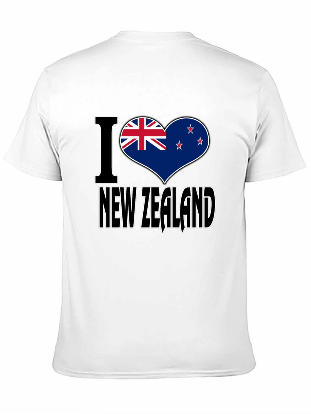 I Heart New Zealand Black T-Shirt