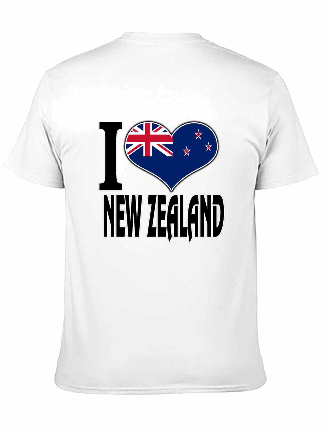 I Heart New Zealand Black T-Shirt