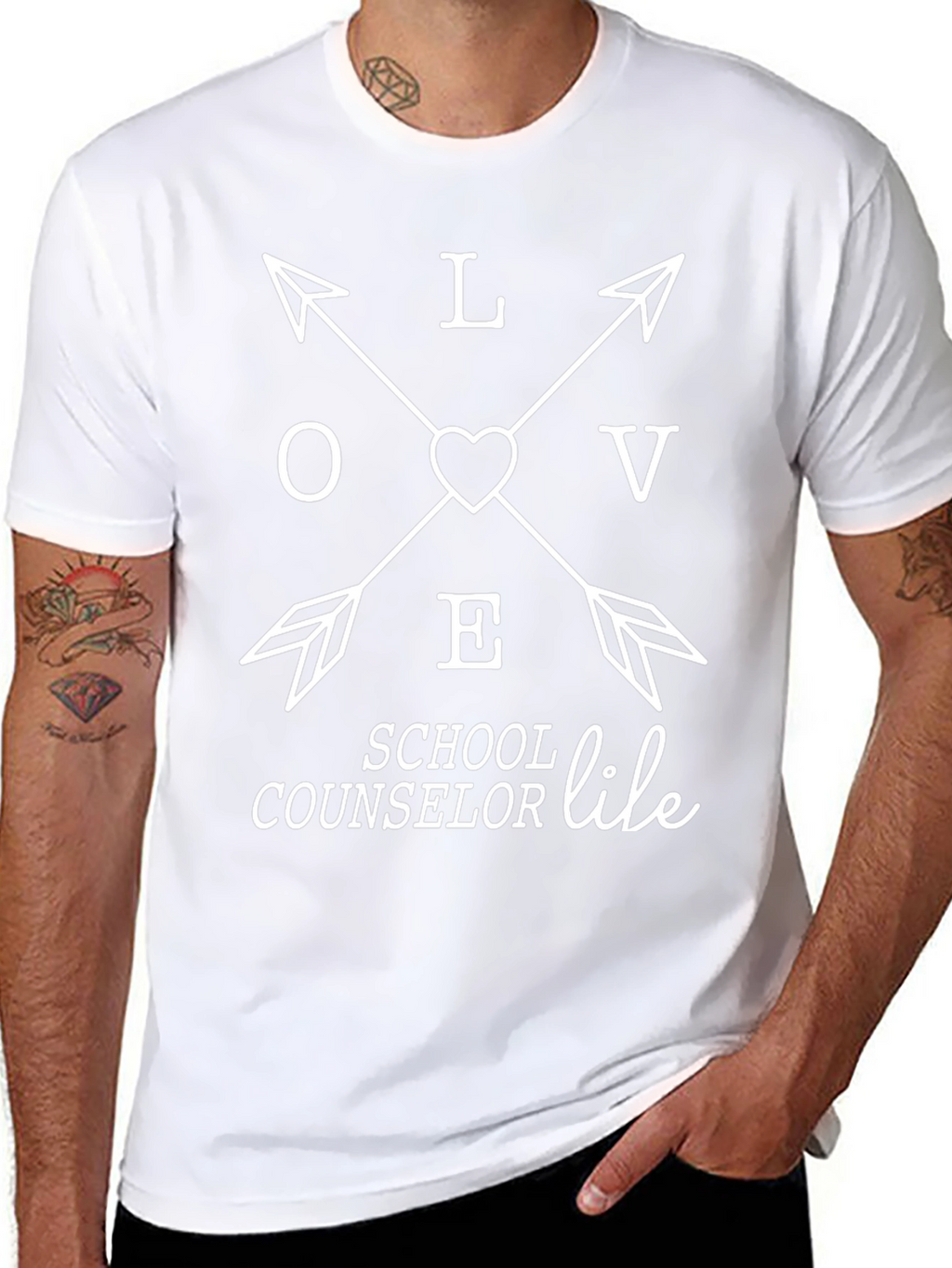 School Counselor LOVE Graphic Tee
