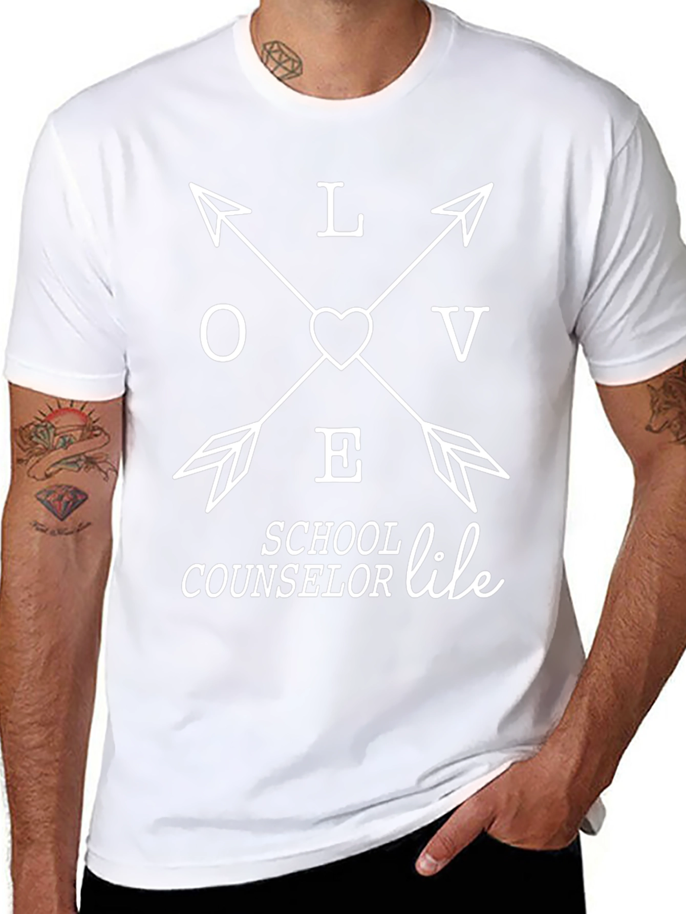 School Counselor LOVE Graphic Tee