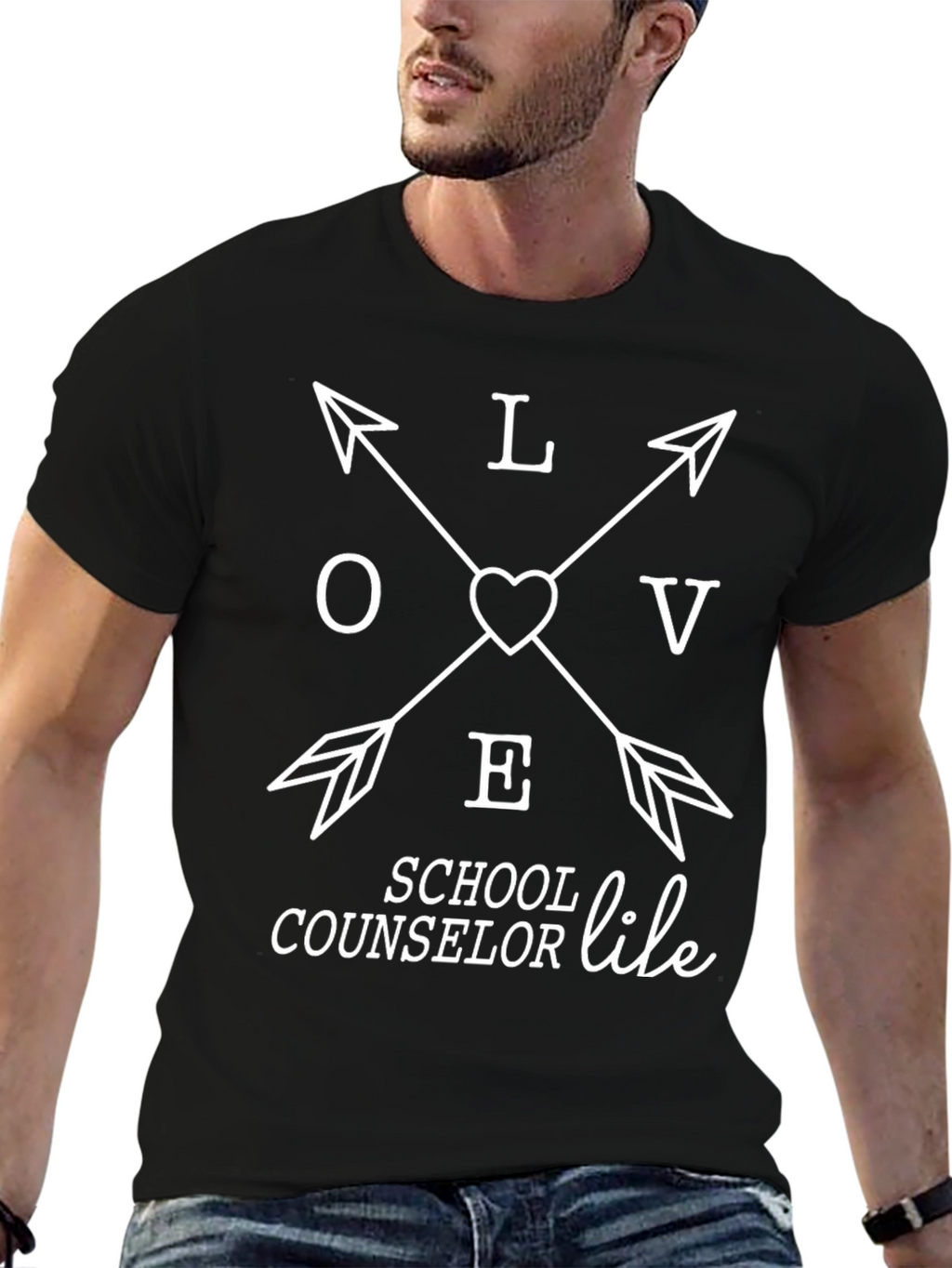 School Counselor LOVE Graphic Tee
