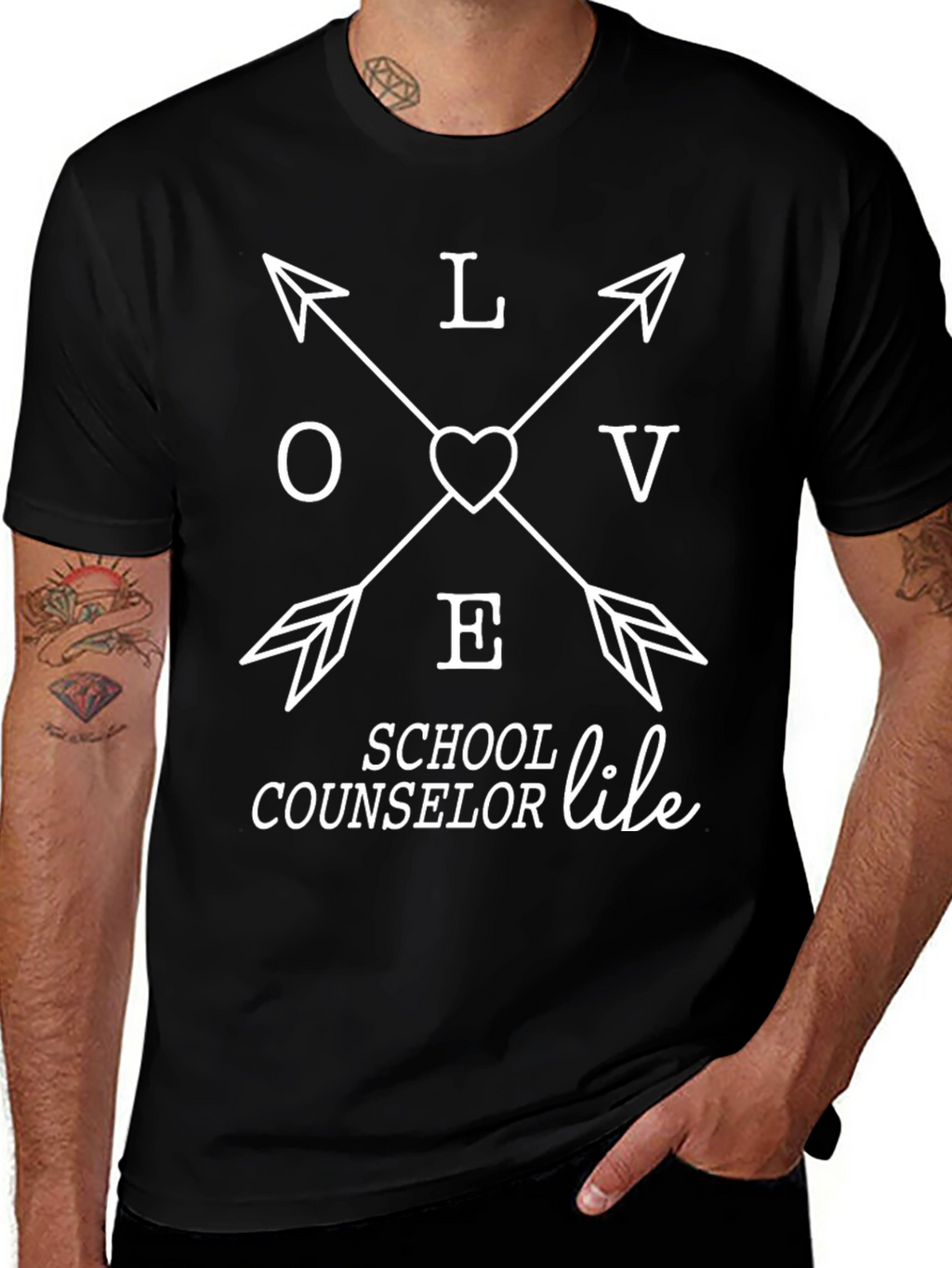 School Counselor LOVE Graphic Tee