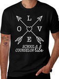 School Counselor LOVE Graphic Tee