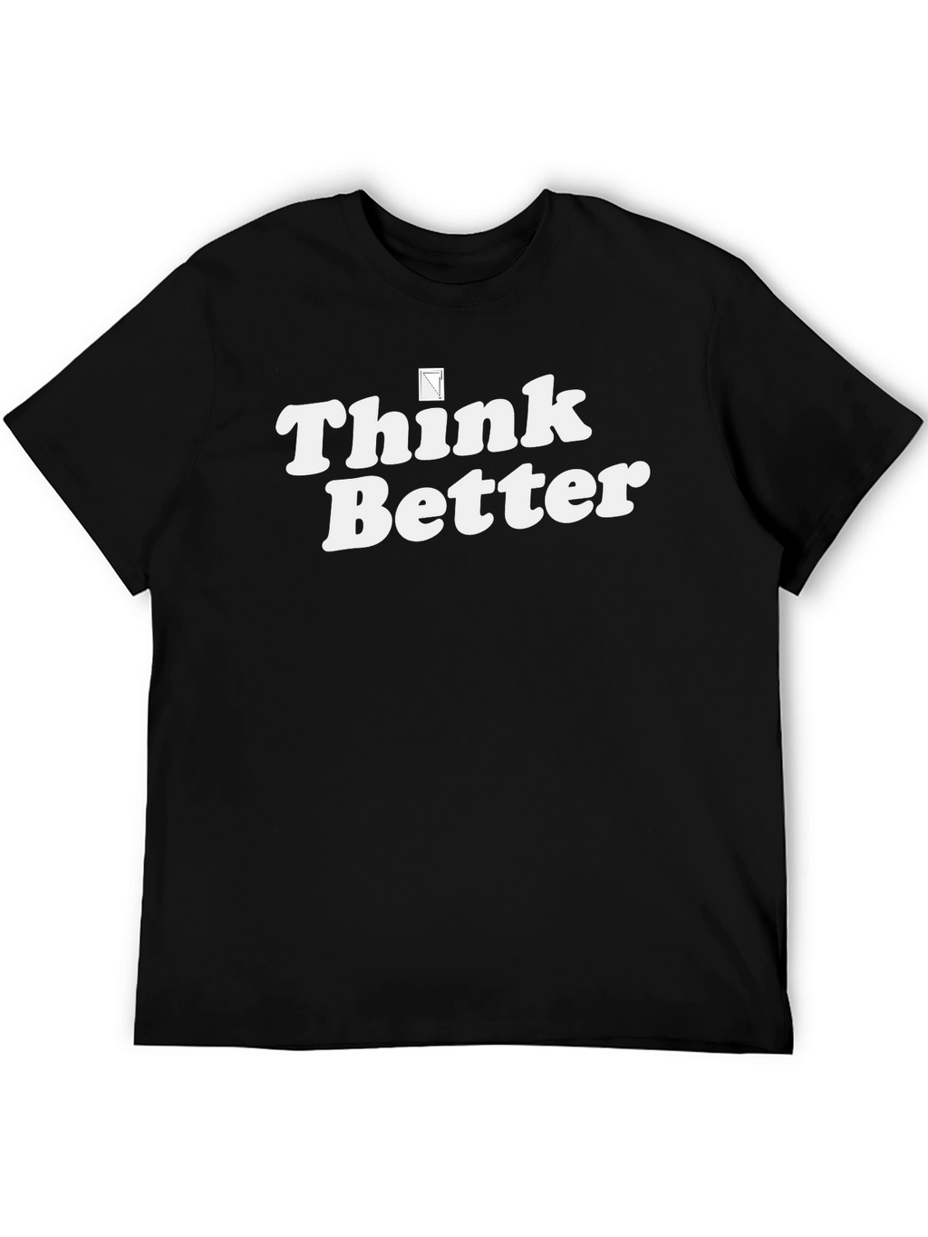 Think Better Graphic Tee - Black Cotton T-Shirt