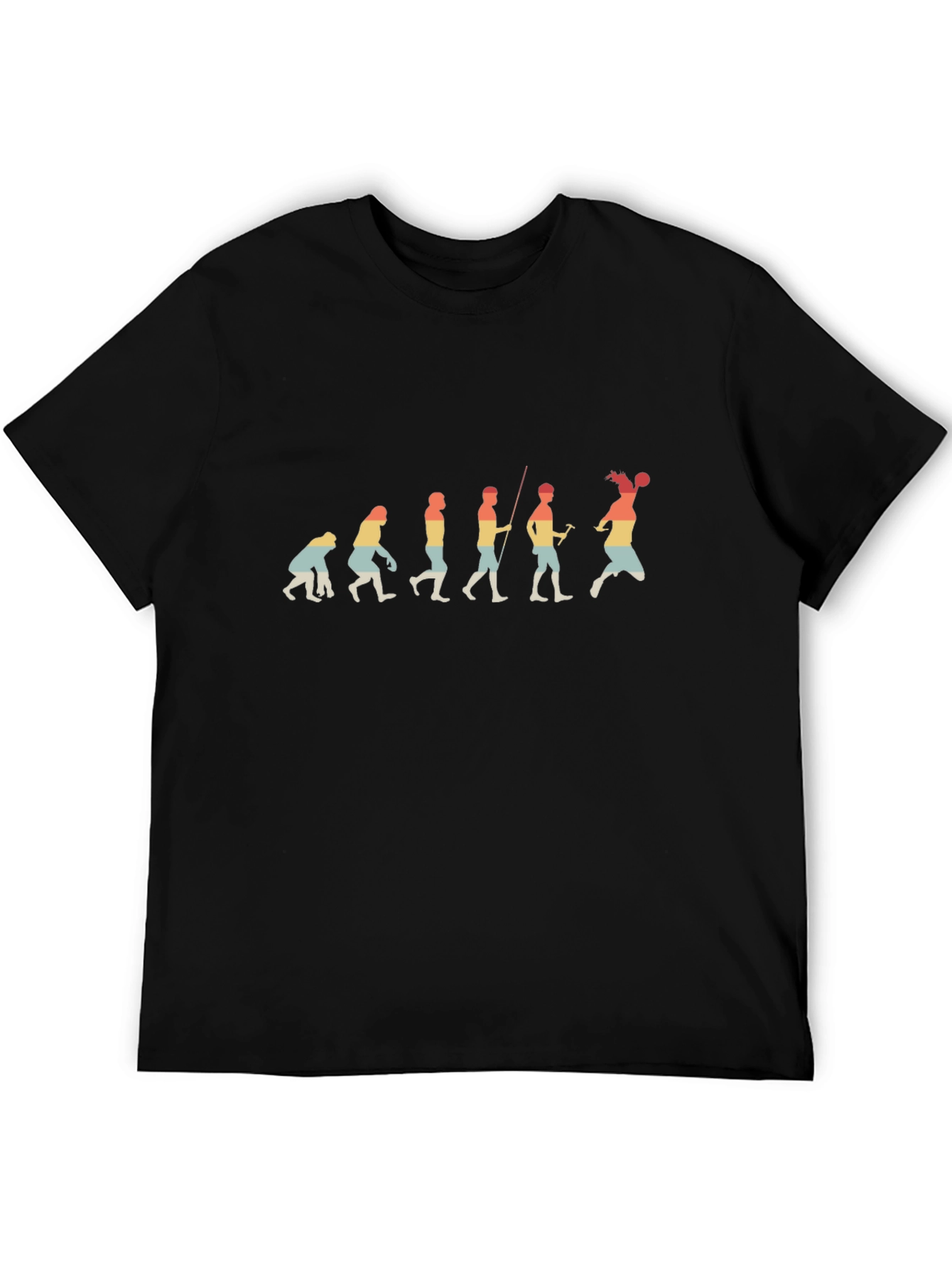 Handball Evolution T-Shirt - Retro Style